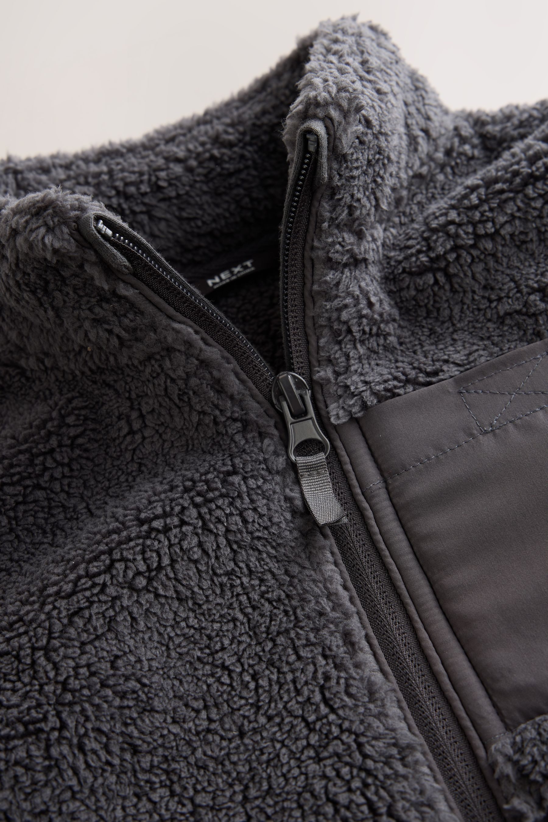 Next Fleecejacke Fleece mit durchgehendem Reißverschluss (1-St) – Bild 3 von 5