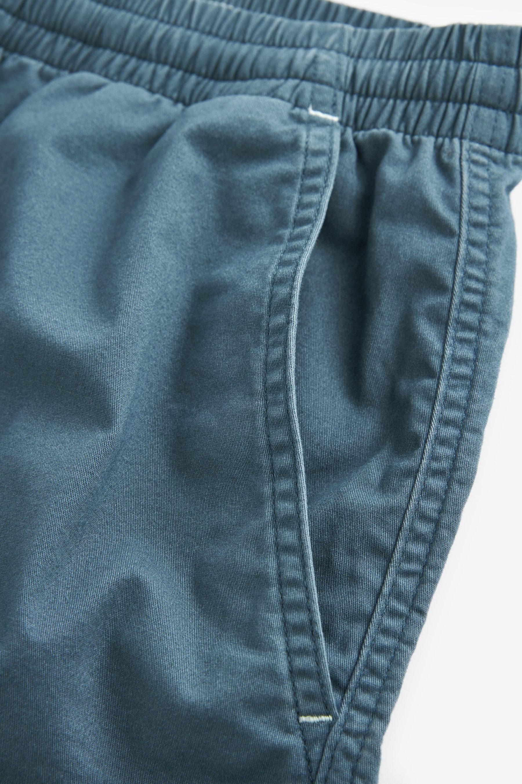 Next Shorts Stretch Shorts mit Leichte (1-tlg) und Kordelzugbund Blue