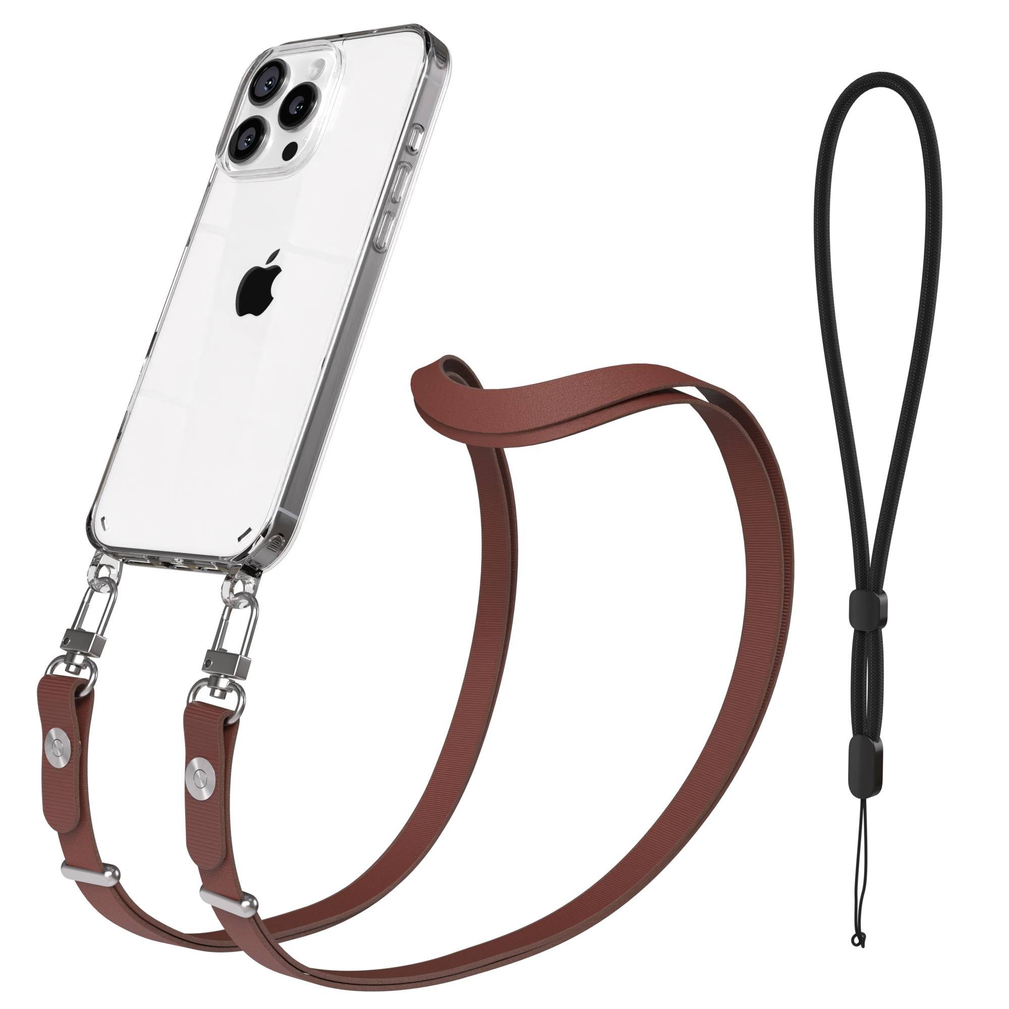Handykette für Apple iPhone 16 Pro Max Handyhülle mit Handyband magnetisch