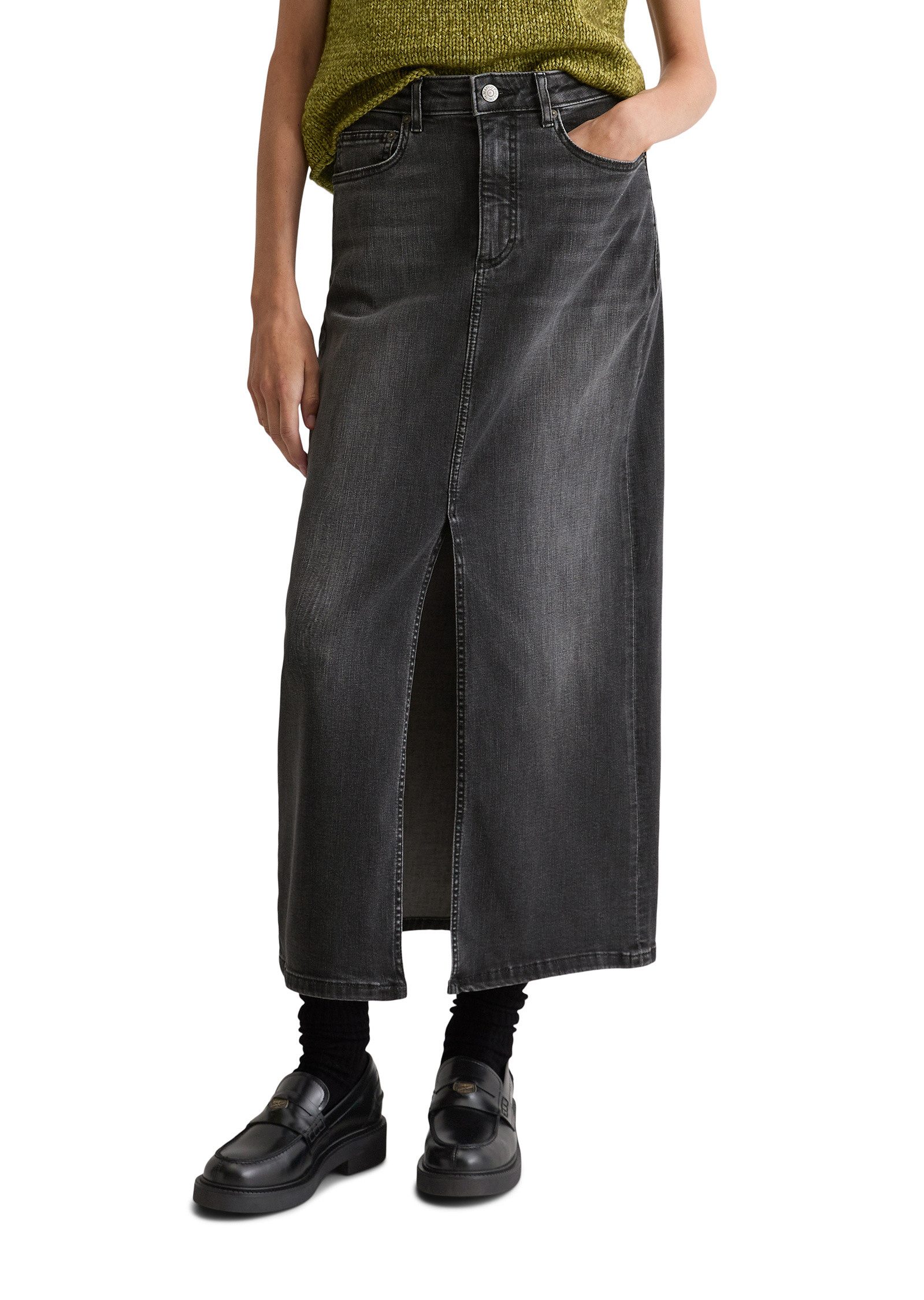 Marc O'Polo Jeansrock aus Organic Cotton-Mix günstig online kaufen