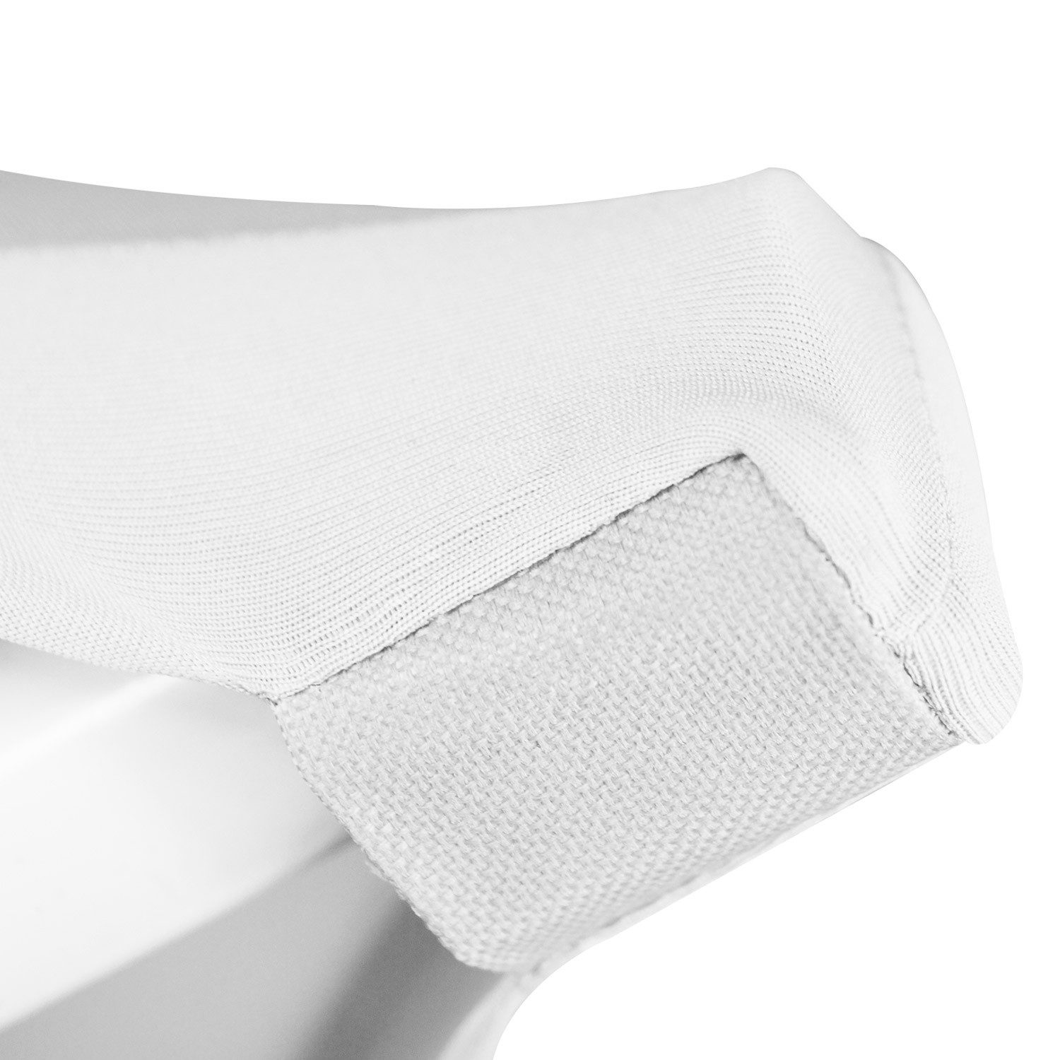 Beautissu Stehtischhusse Stretch Stehtisch Bistrotisch Husse, Ø80-85cm, Weiß, 5er Set, Verstärkung im Fußbereich & 40°C waschbar, rutschfest & bügelfreie