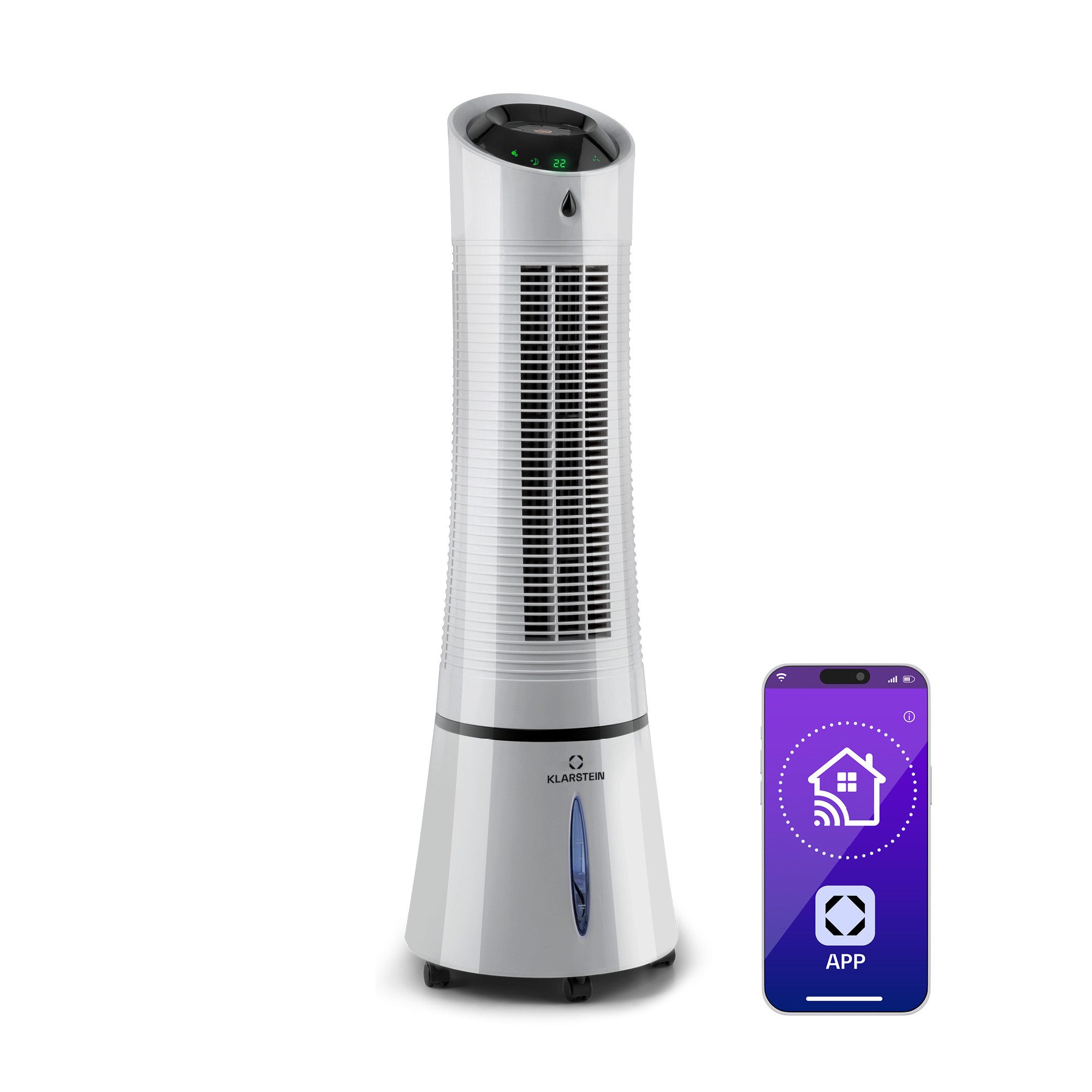Klarstein Ventilatorkombigerät Skyscraper Ice Smart Luftkühler günstig online kaufen