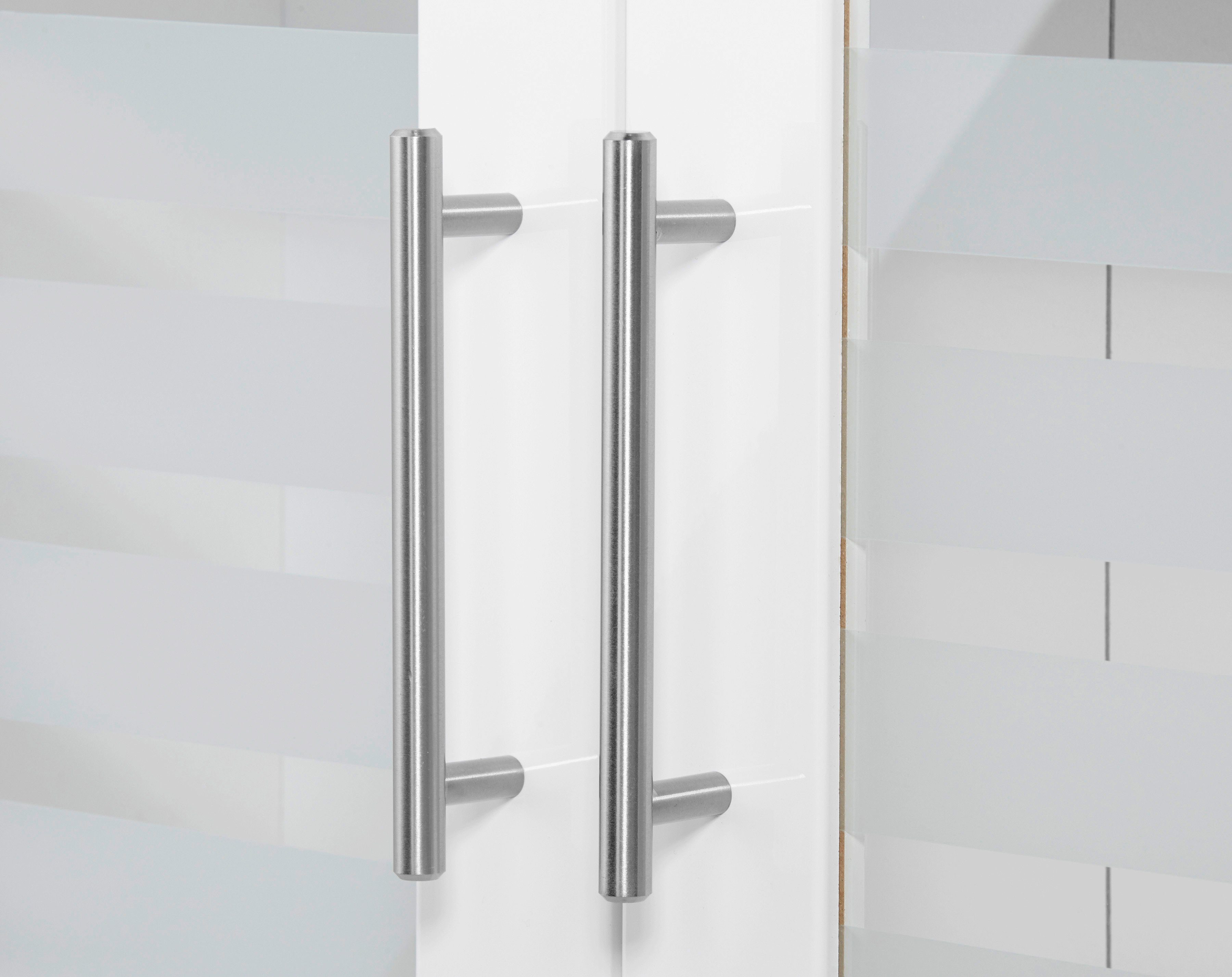 welltime Waschbeckenunterschrank Jaca Breite 60 cm, mit MDF Hochglanz-Fronten