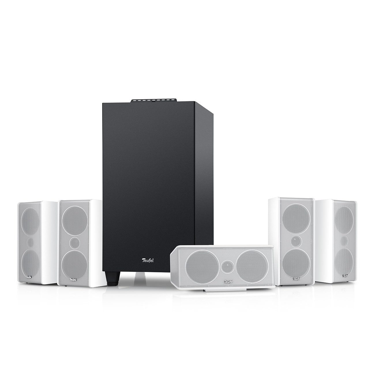 Teufel CONSONO 35 CONCEPT Surround "5.1-Set" Wireless Lautsprecher (Bluetooth, HDMI, 220 W, 5.1-USB-C-Soundkartenfunktion)