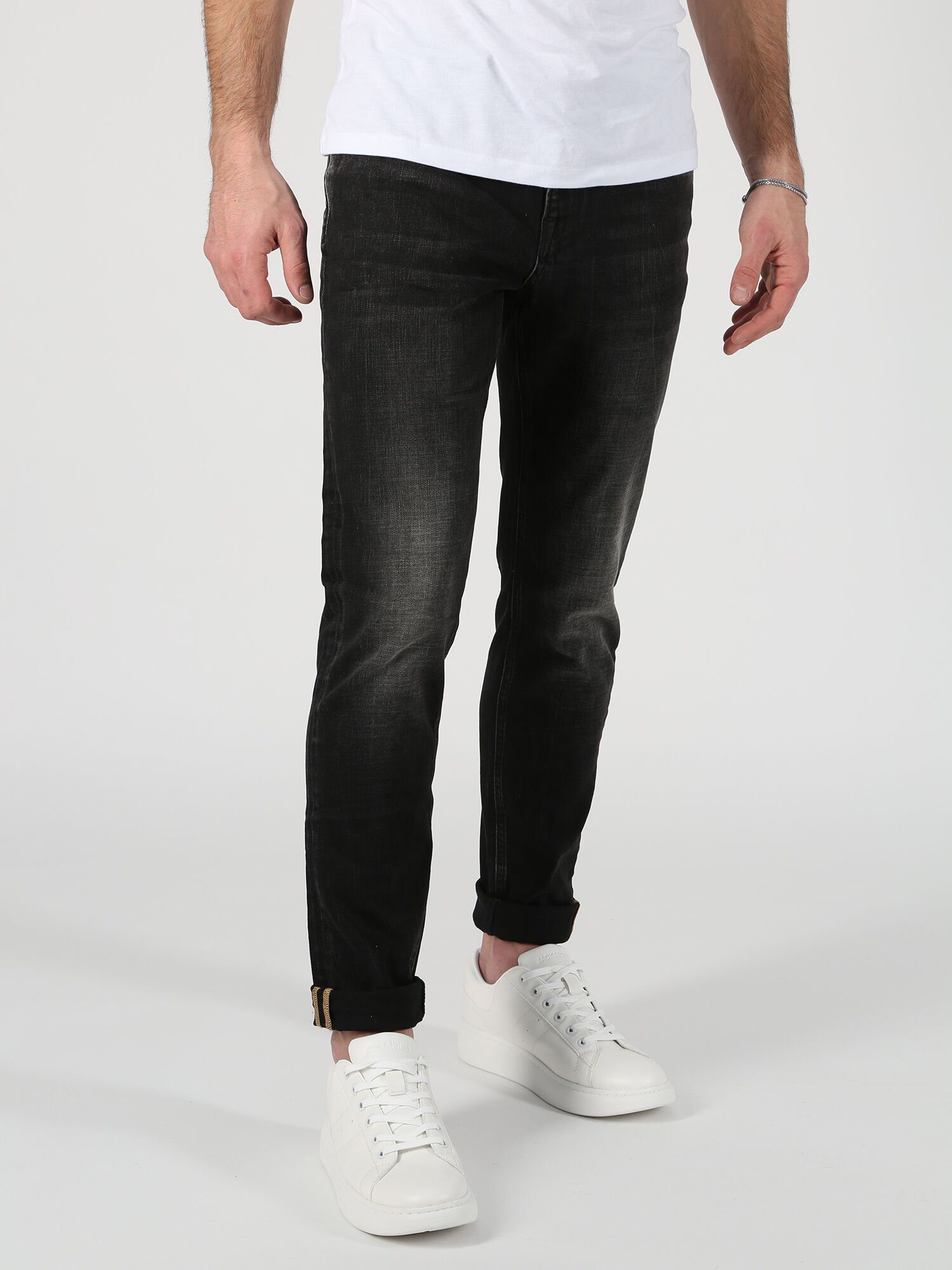 Miracle of Denim Slim-fit-Jeans 5-Pocket-Style Argentina Black