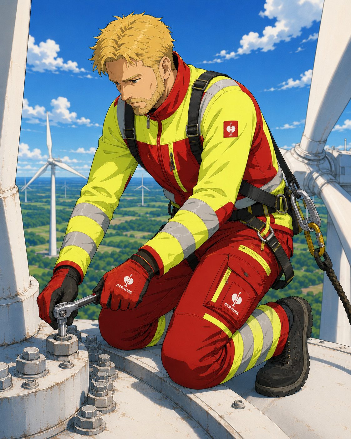 Engelbert Strauss Arbeitsjacke Warnschutz-Softshelljacke e.s. motion 24/7 Hi-Vis rot/warngelb dryplexx-Softshell Wasserabweisend Windabweisend Atmungsaktiv
