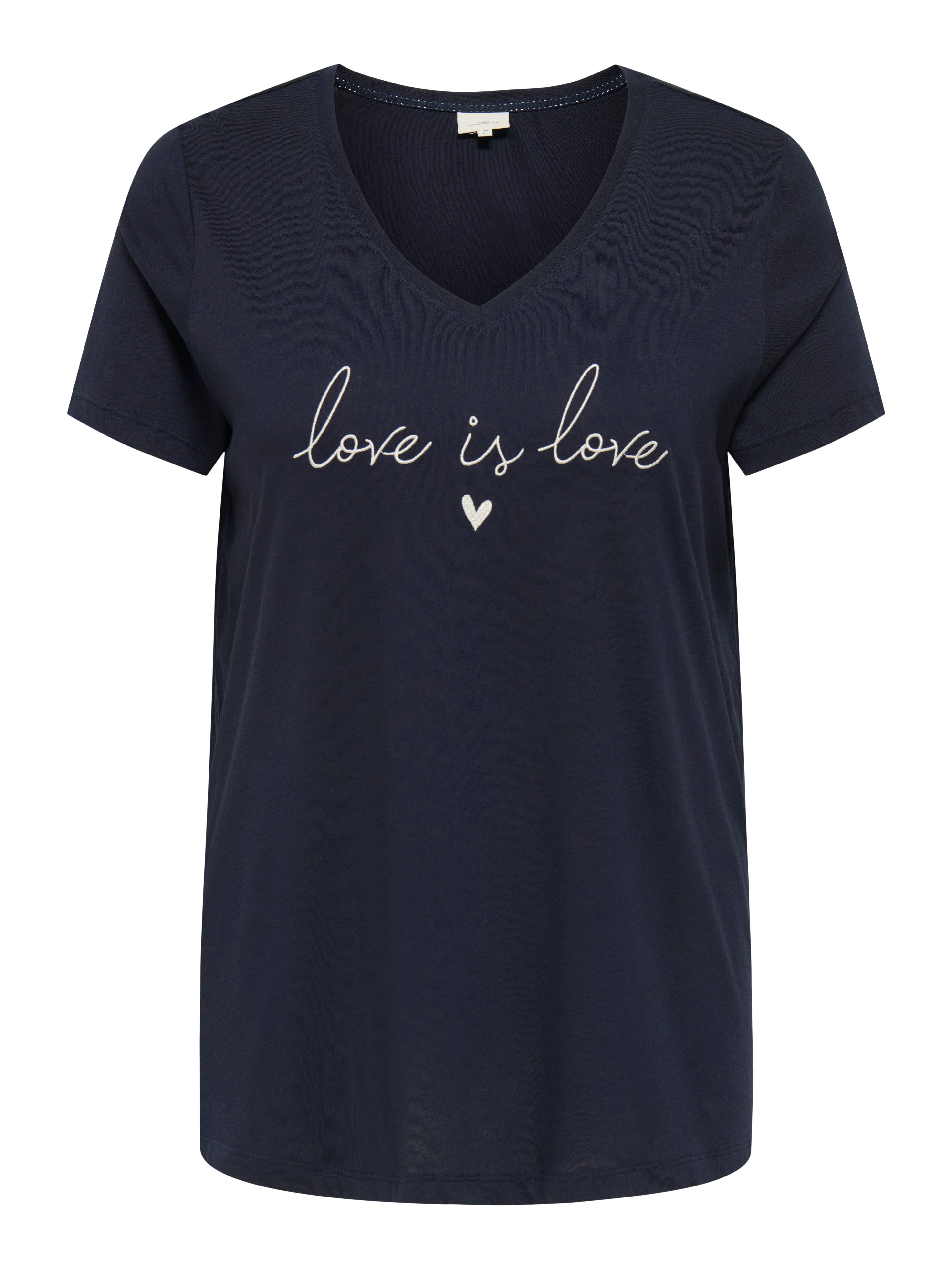 ONLY CARMAKOMA Kurzarmshirt CARKALLIE LIFE SS V-NECK A-SHAPE TEEJRS günstig online kaufen