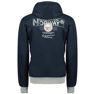 Geographical Norway Funktionsjacke Geographical Norway Herren Sweatjacke421 S Navy