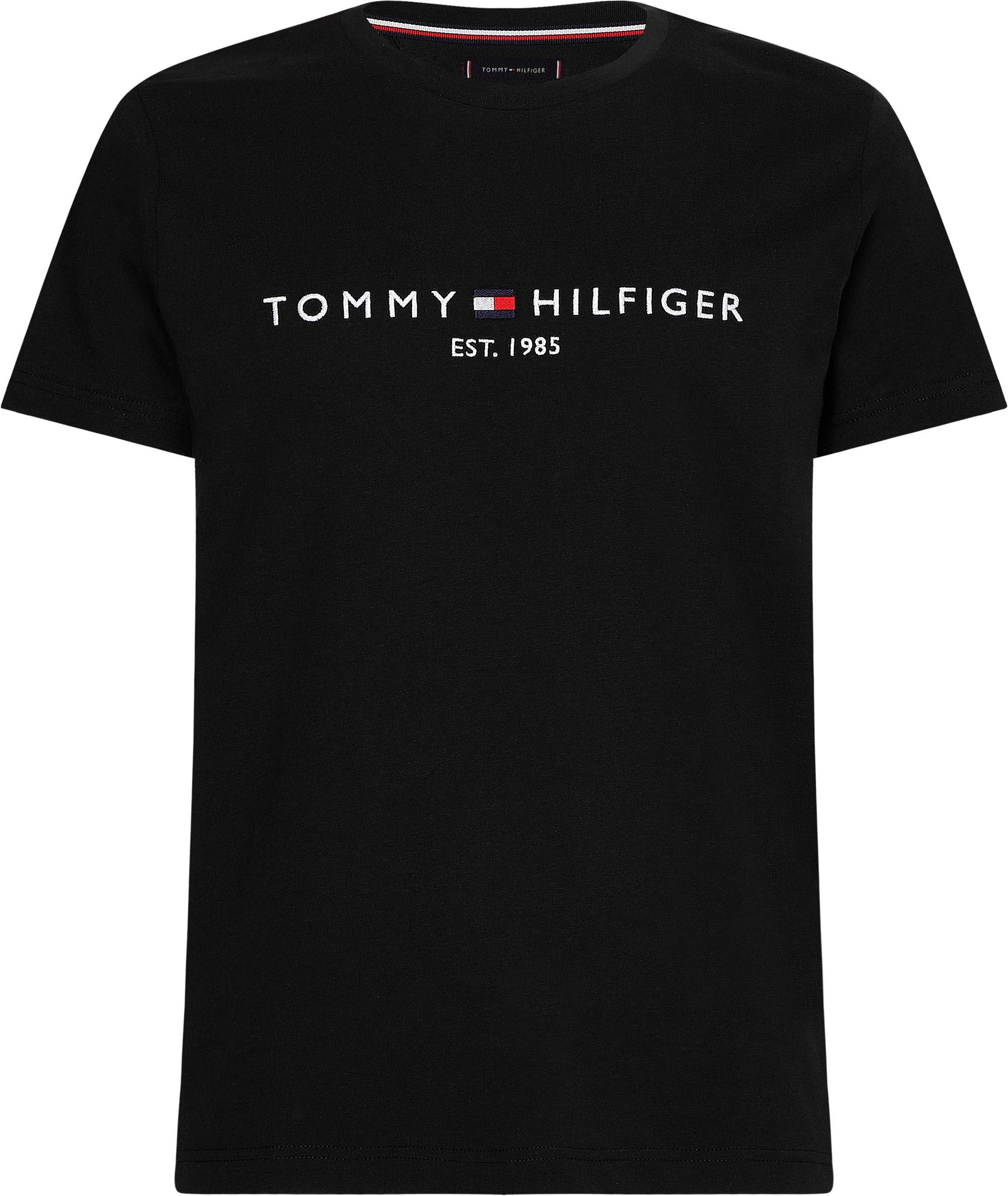 TEE-B Black T-Shirt BT-TOMMY & Big Tall LOGO Hilfiger Tommy