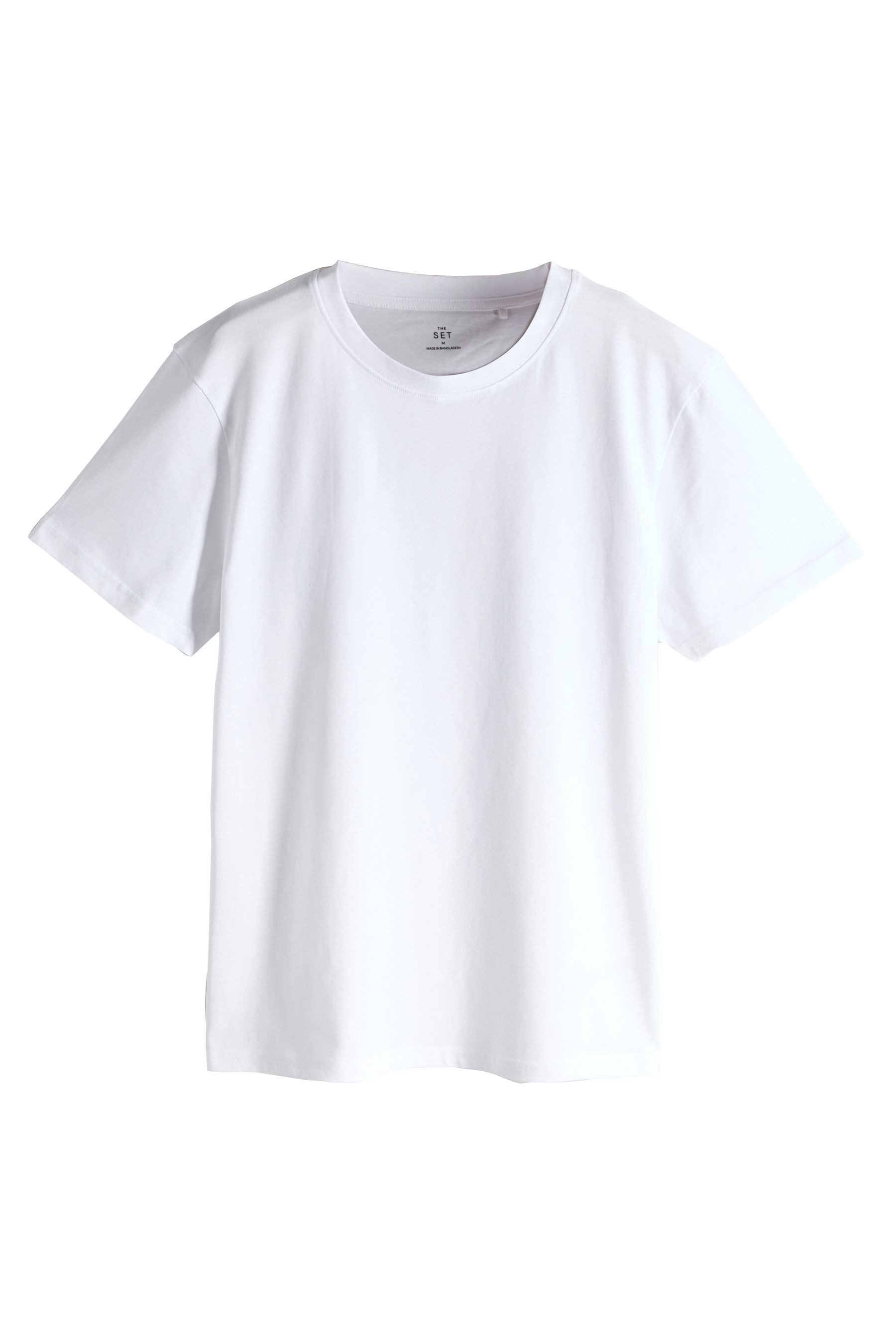 The Set T-Shirt The Set Regular Fit Kurzarm-T-Shirts im 4er-Pack (4-tlg)