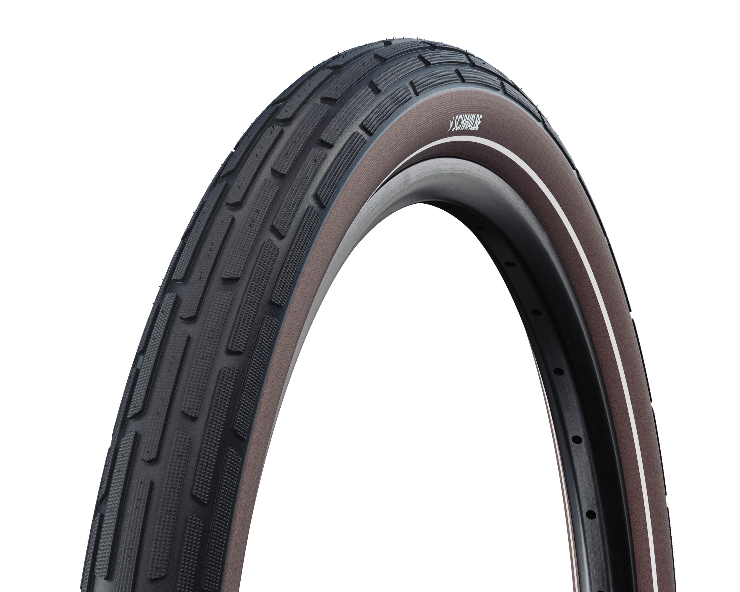 Schwalbe Fahrradreifen Schwalbe Motion Fat Frank Schwarz/Coffee 28 x 2.00 - 50-622