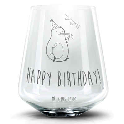 Mr. & Mrs. Panda Cocktailglas Avocado Geburtstag - Transparent - Geschenk, Cocktail Glas, Party, Co, Premium Glas, Laser-Gravierte Motive