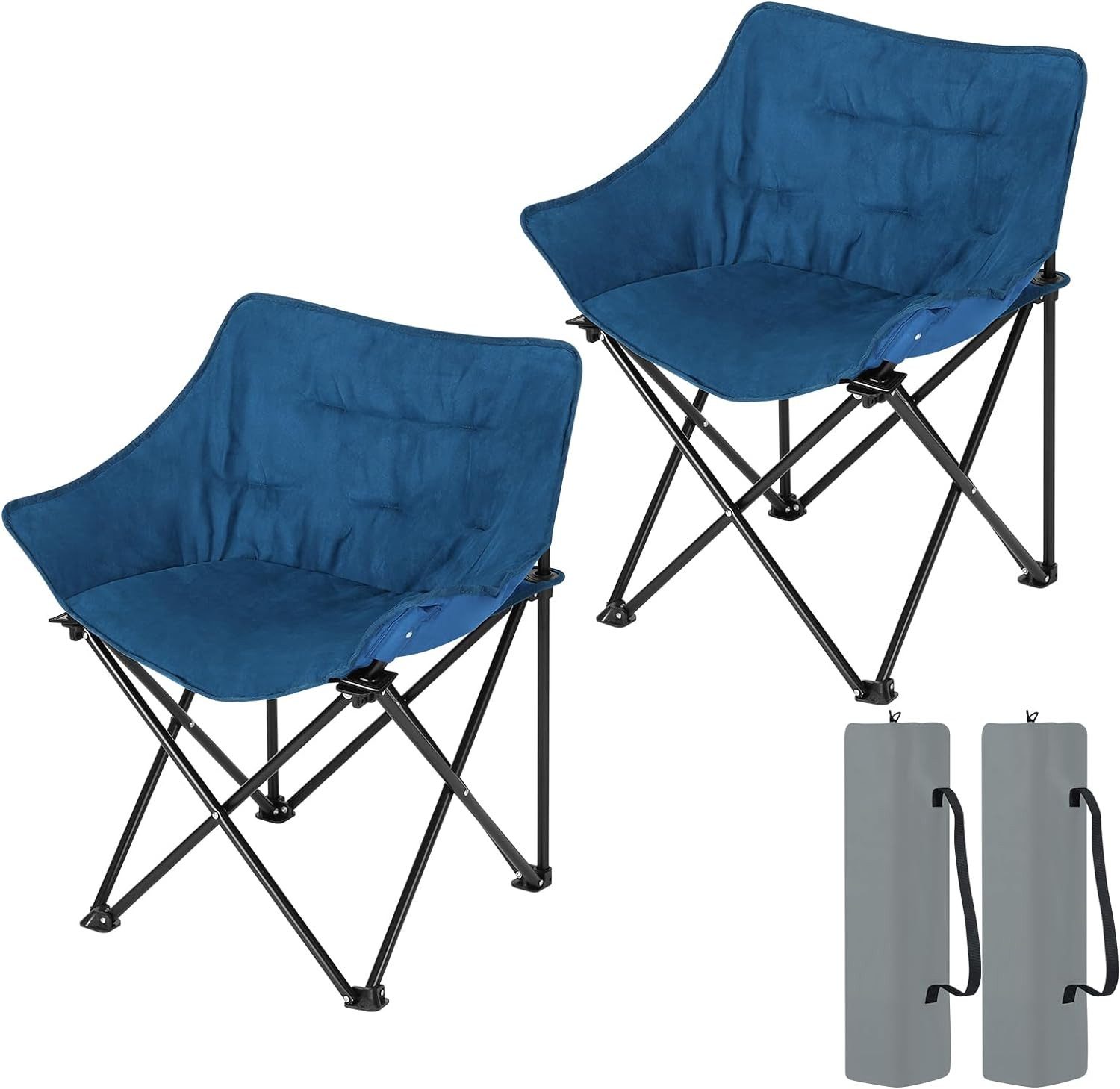 Woltu Campingstuhl (2 St), faltbar, gepolstert, günstig online kaufen
