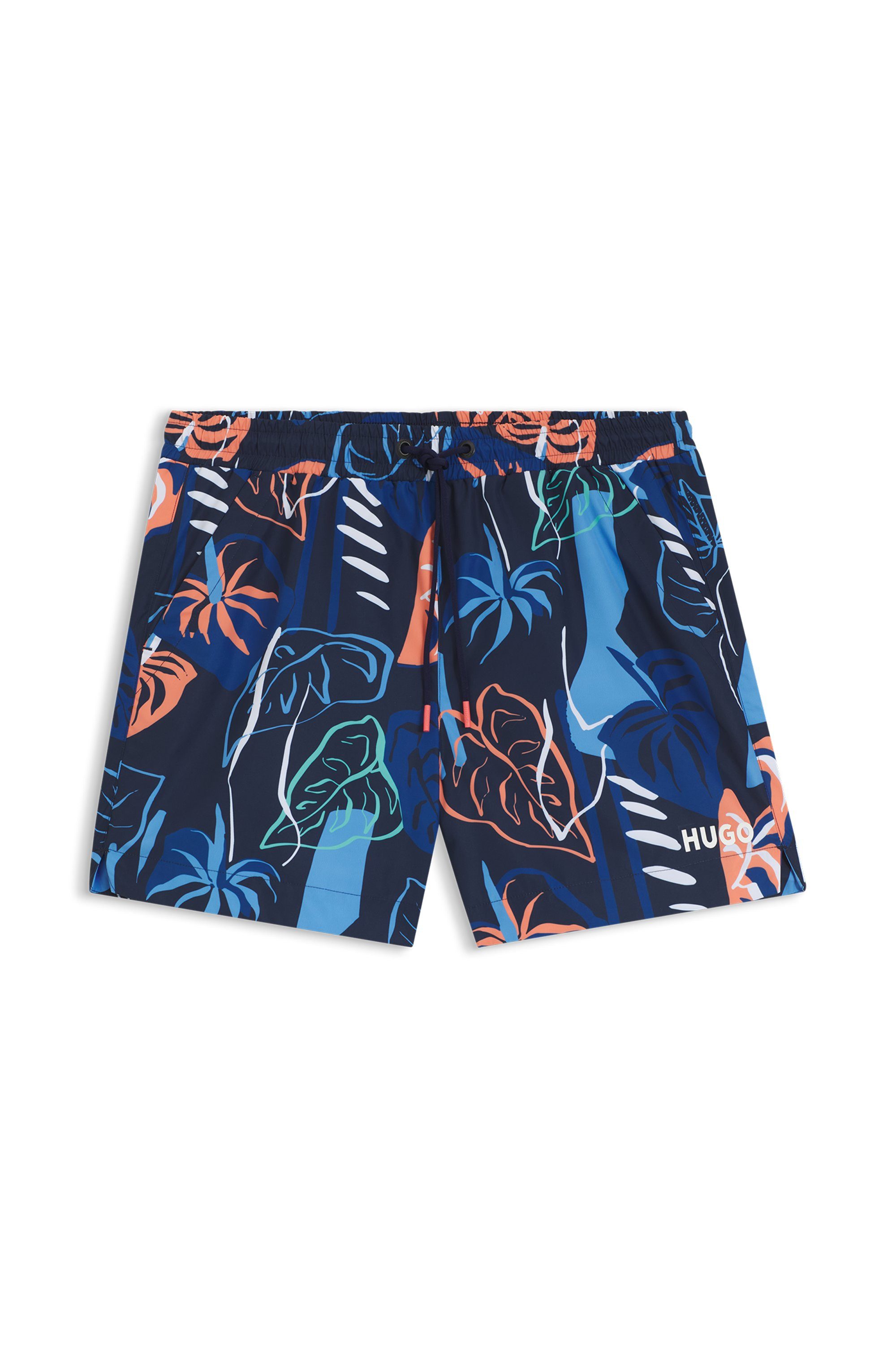 HUGO Badeshorts CALALA mit tropischen Muster – Bild 4 von 5