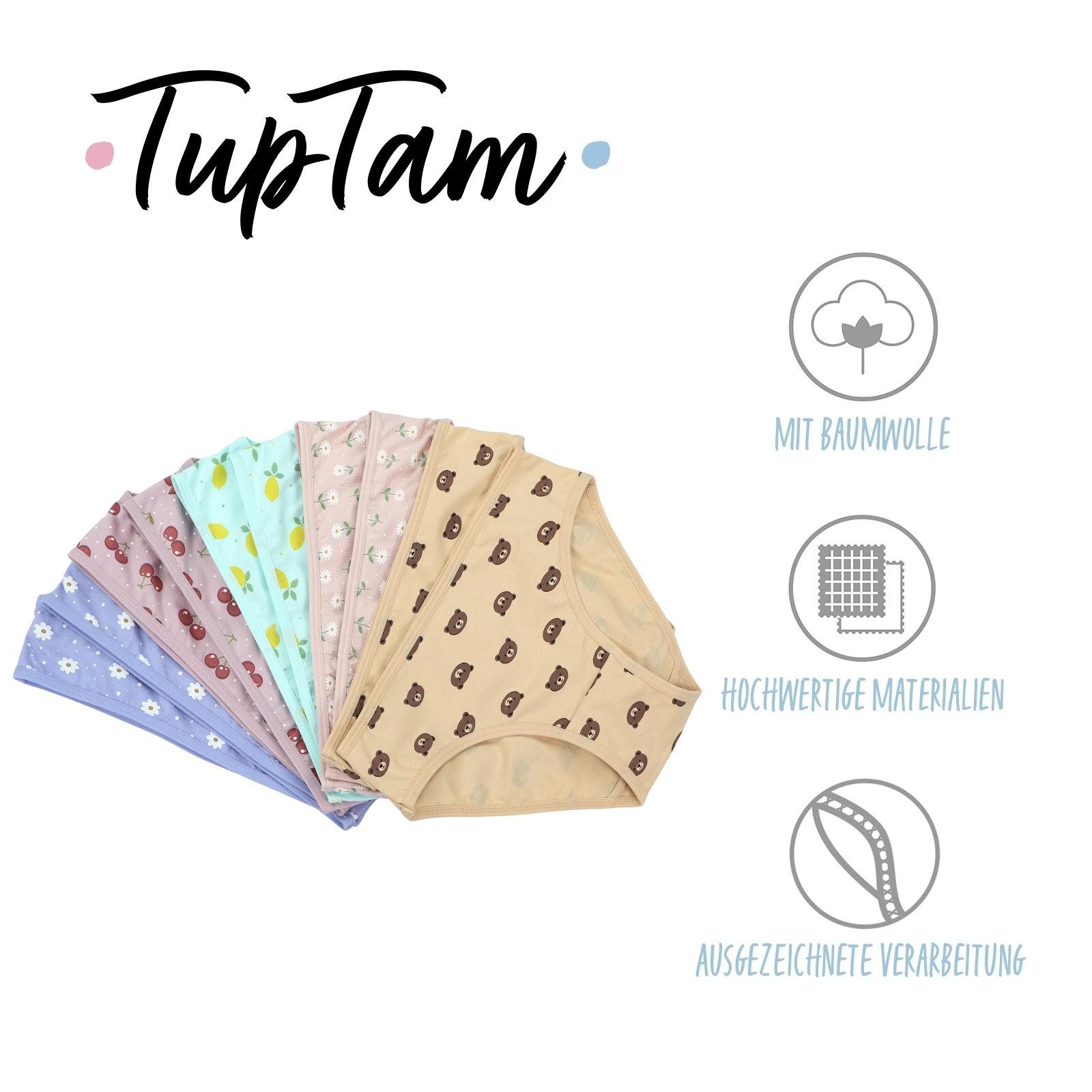 TupTam Slip TupTam Mädchen Slips mit Aufdruck 10er Pack