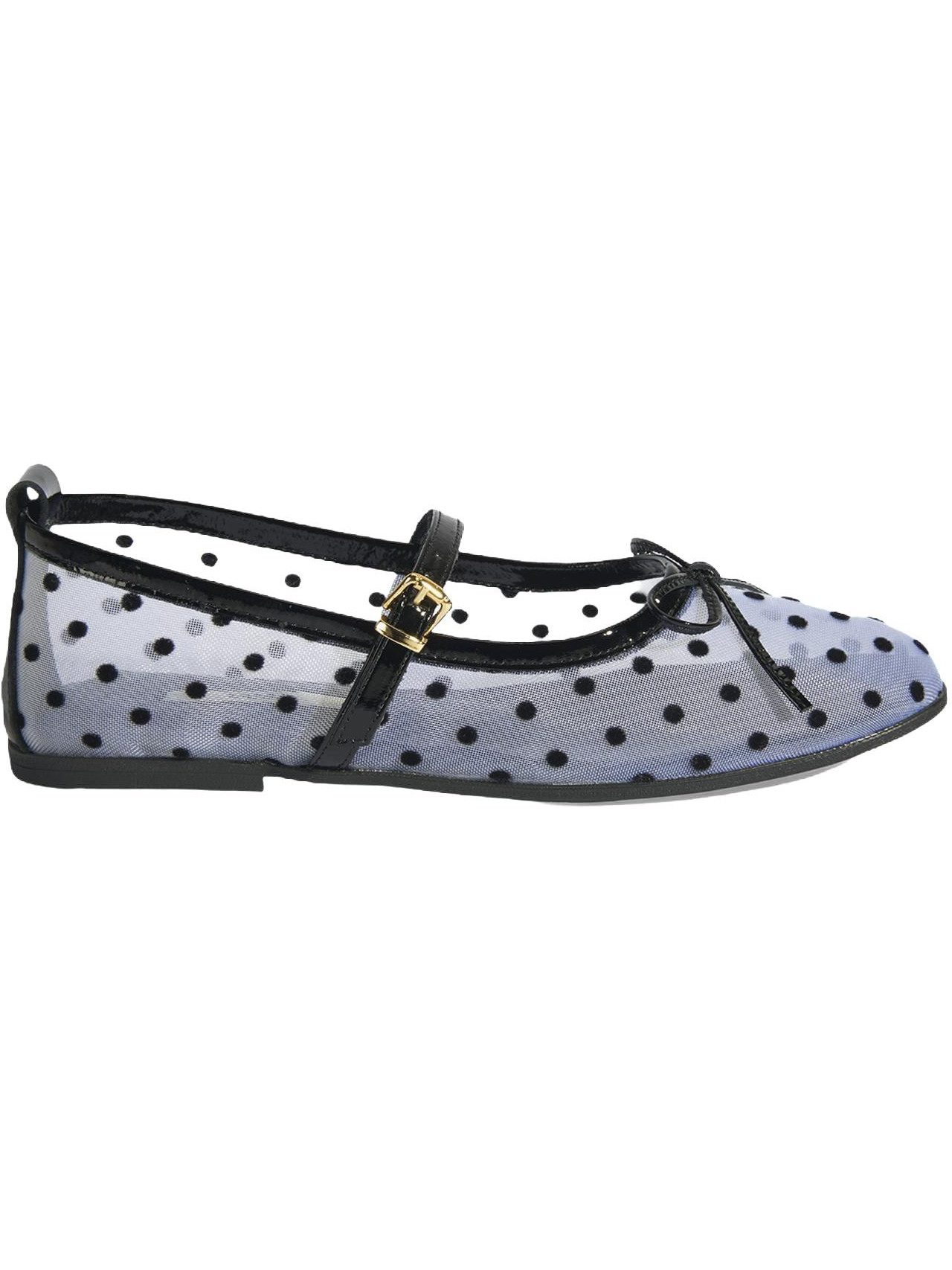 Desa Damen-Ballerinas – Obermaterial und Futter aus Textil, Schnallenversc Ballettschuh