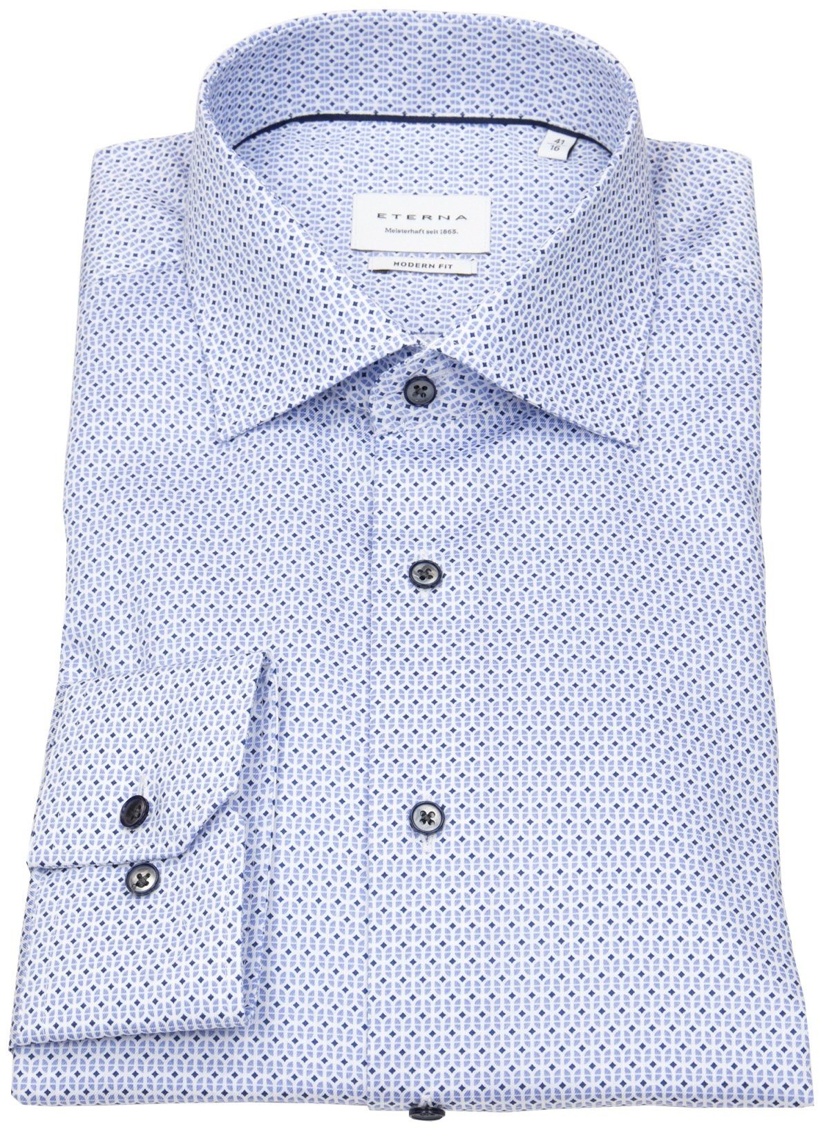 Eterna Langarmhemd "MODERN FIT", NON IRON (bügelfrei) günstig online kaufen