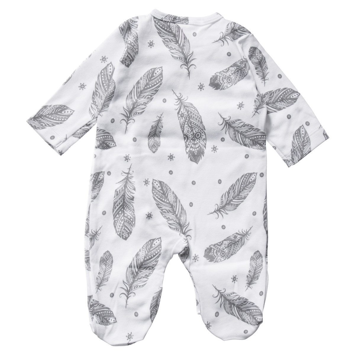 Makoma Strampler Federn Unisex Kinder Einteiler, Overall, Babyanzug, Babyoverall, Babyanzug