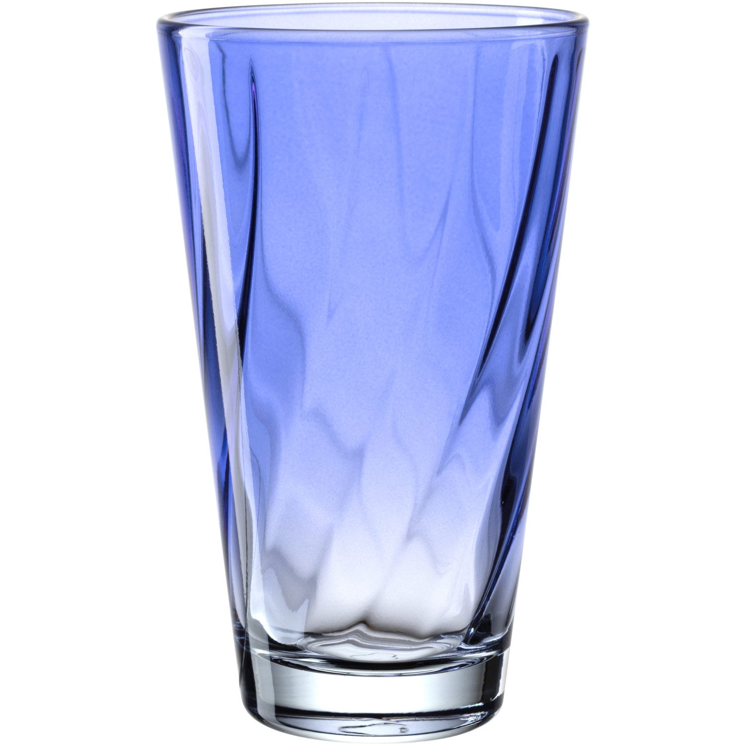 LEONARDO Gläser-Set Trinkglas, TWIST, 300 ml, 4er-Set, 4-tlg., Glas, Longdrinkbecher, spülmaschinengeeignet
