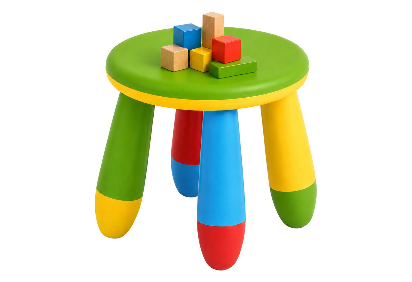 relaxdays Kinderhocker Pflegeleichter Kinderhocker (1 St), A
