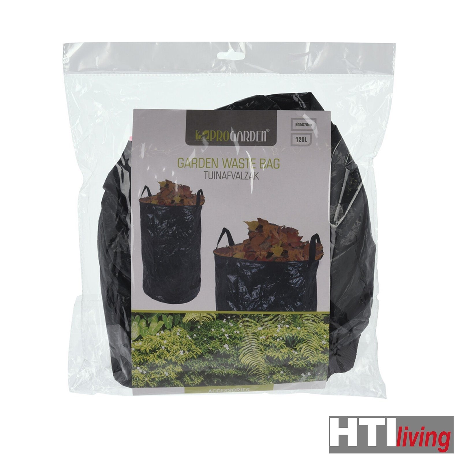 Mülleimer mit Henkel HTI-Living Gartenabfallsack