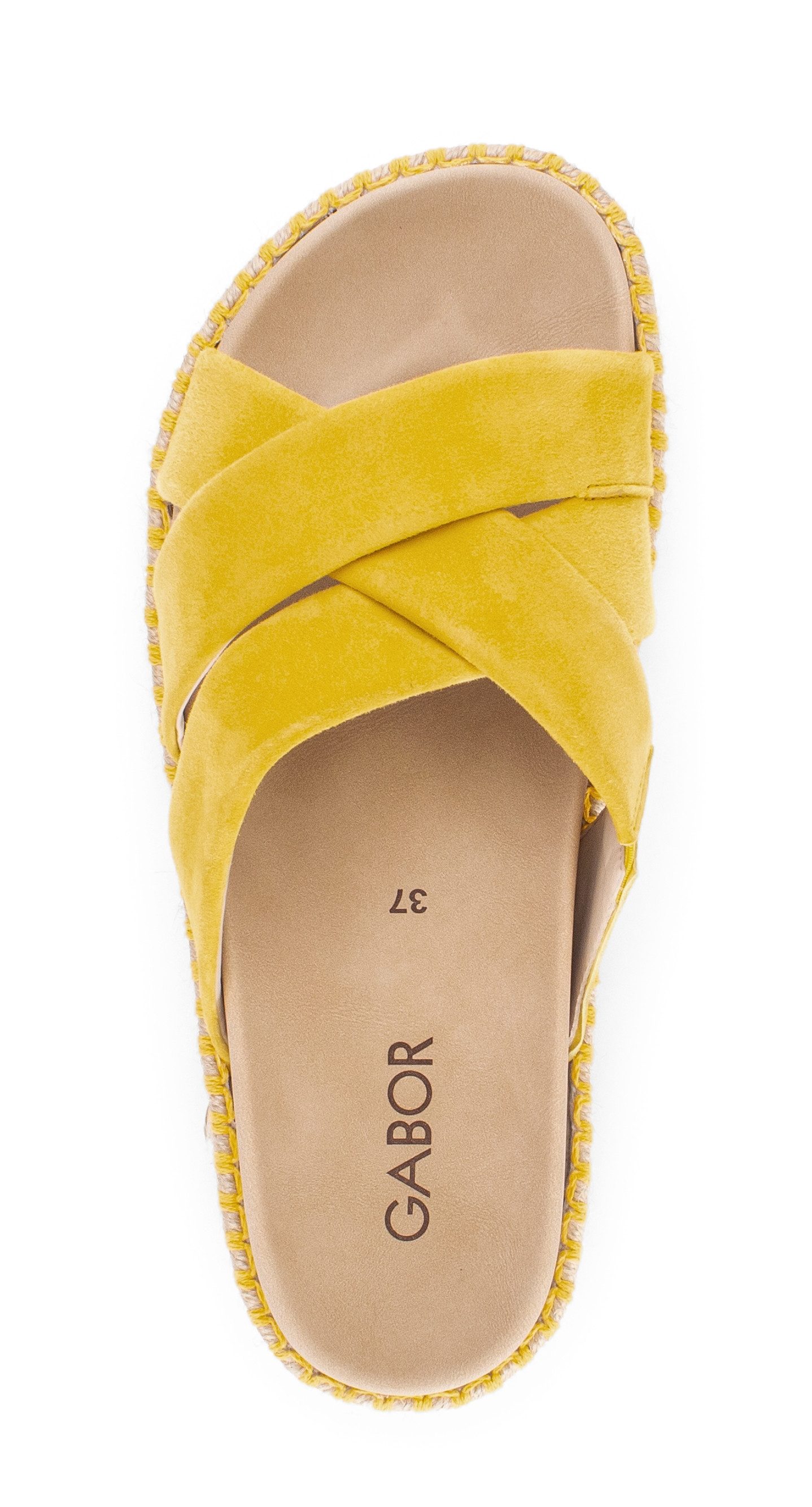 Gabor Pantolette Plateau, Sommerschuh, Schlupfschuh in modischer Optik