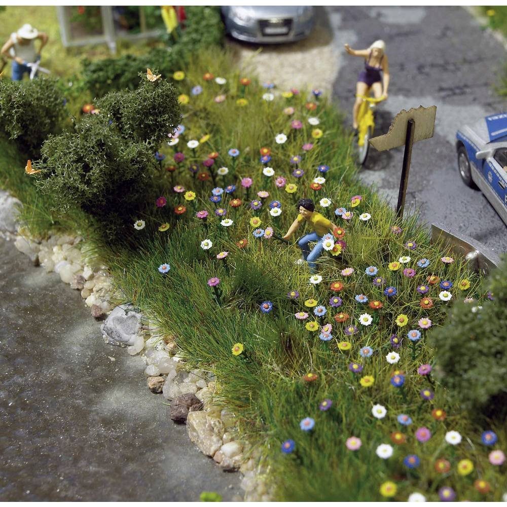 Modelleisenbahn-Fertiggelände H0 Sommerblumen