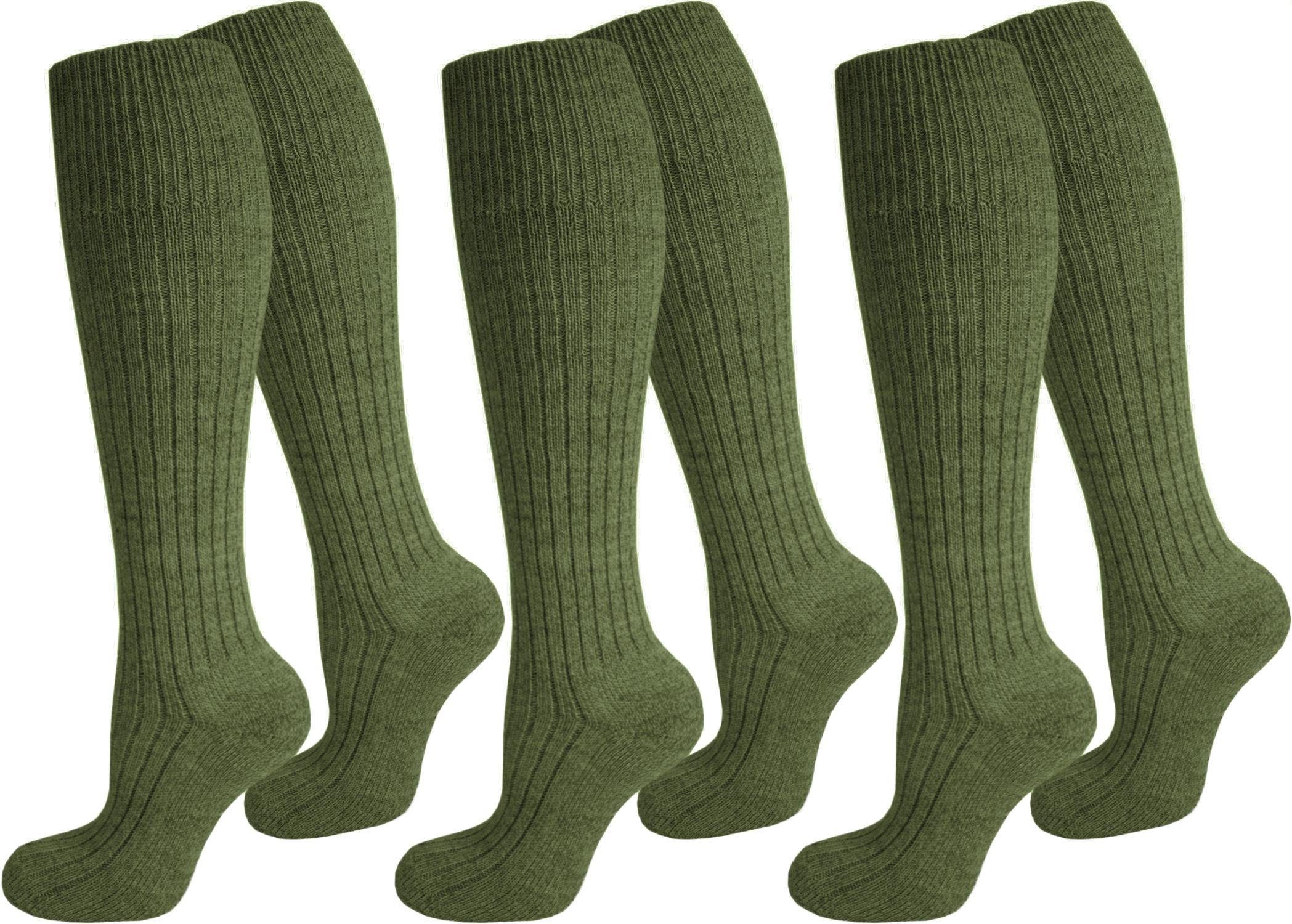 normani Kniestrümpfe 3 Paar Outdoor-Kniestrümpfe ARMY günstig online kaufen