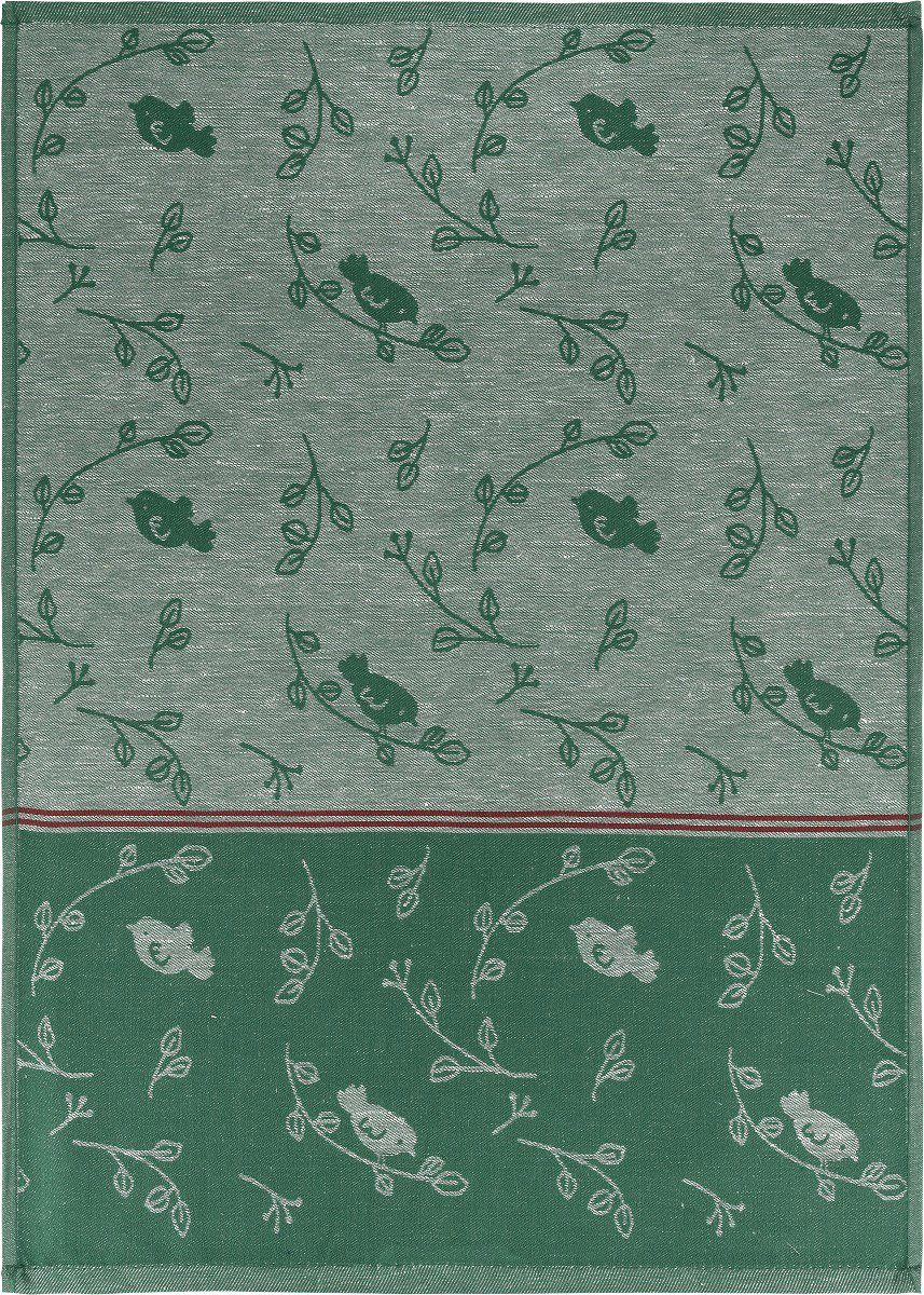 ca. 3-tlg., Geschirrtücher Set), cm, Stück), Halbleinen 50 Pack Piepmatz, (3 Grün Jacquard Kracht (Set, Geschirrtuch 70 x 3er