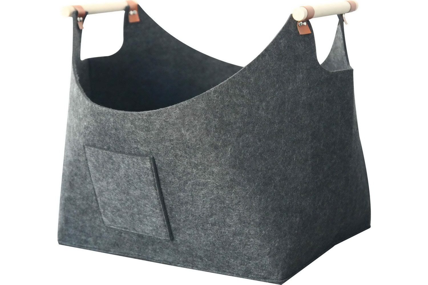 Henkeltasche Filztasche "DON" Einkaufstasche Kaminholztasche Auto-Tasche