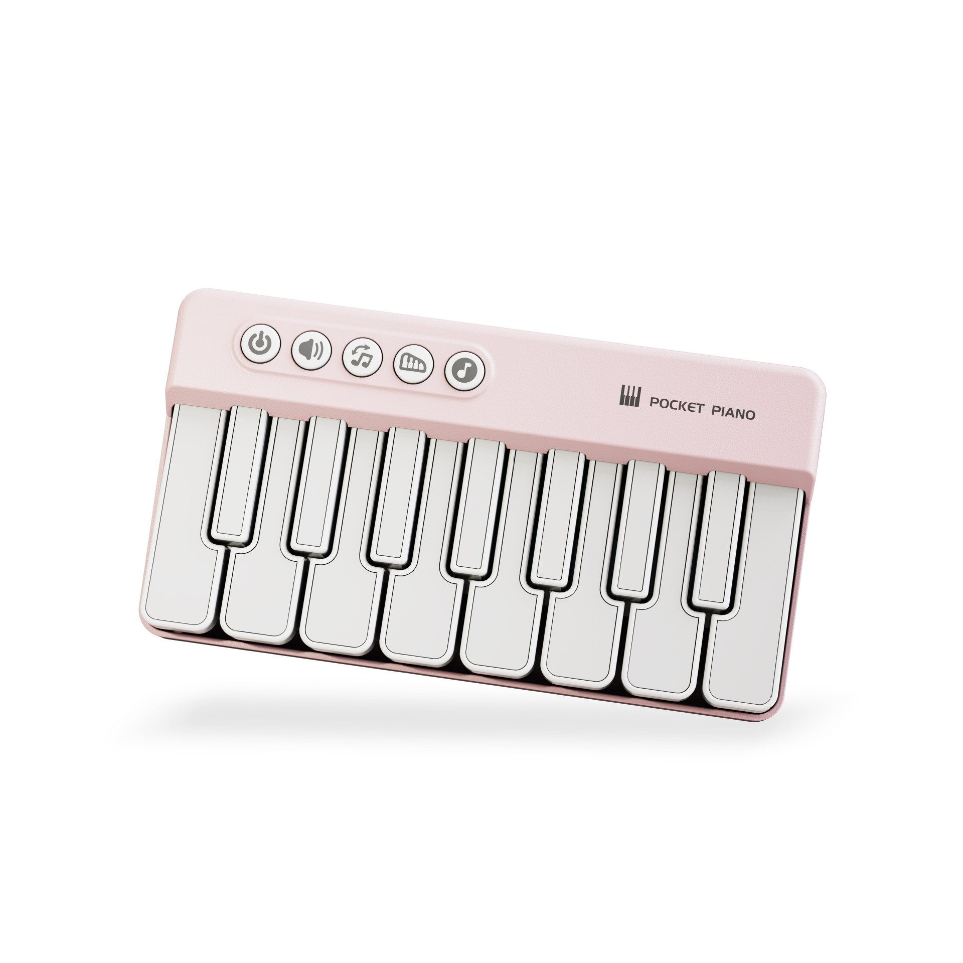 CLTYQ Spielzeug-Musikinstrument Spielzeugklavier,Mini-Klavierspielzeug Kinder mit Regenbogenlichtern, tragbare Reise-Klaviertastatur, Musikinstrument, Lernspielzeug