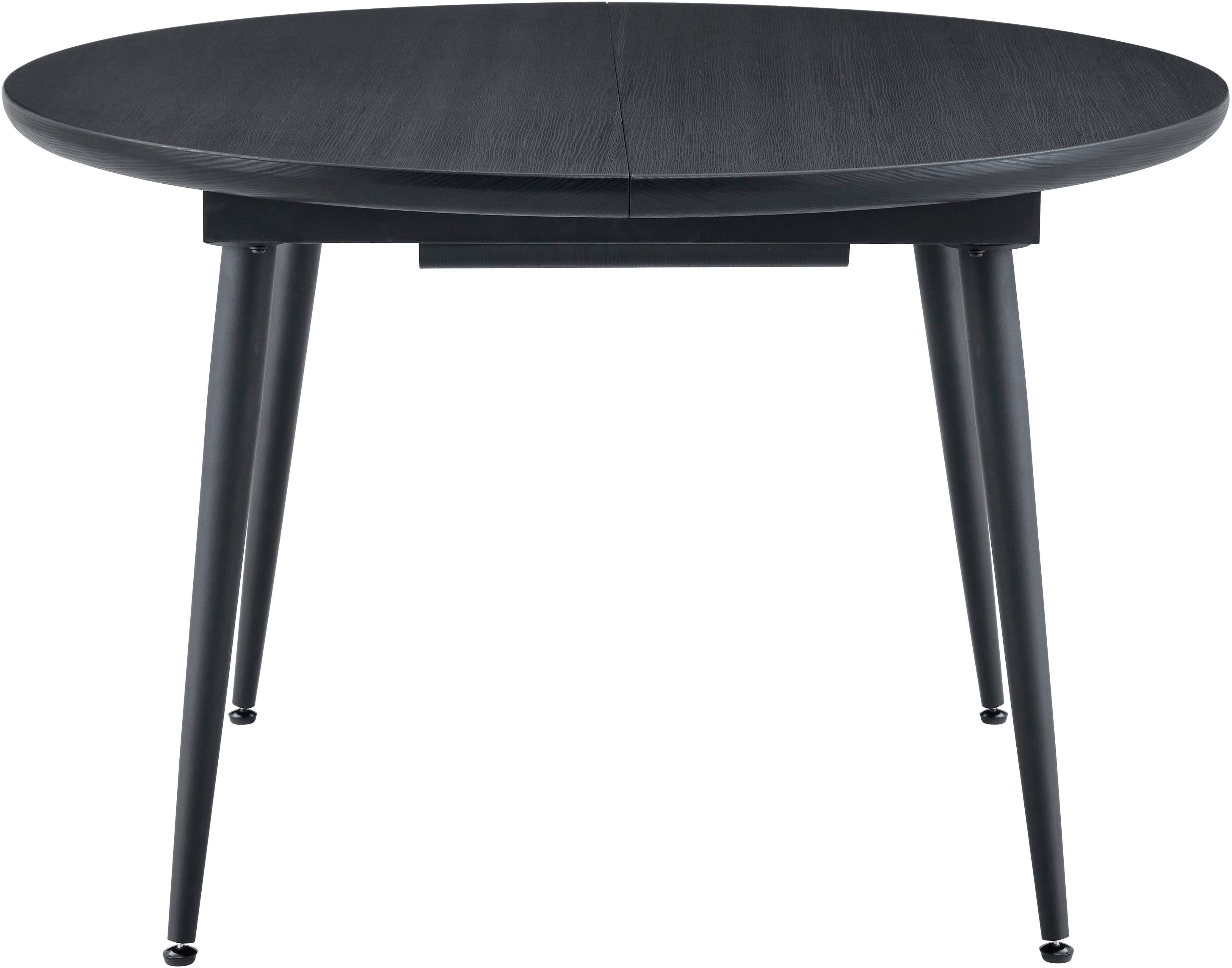 Duo Collection Esstisch Ausziehtisch Frida (1-St), 1,20m - 1,60m, Wildeichenoptik, stabiles Metallgestell, bis 100 kg
