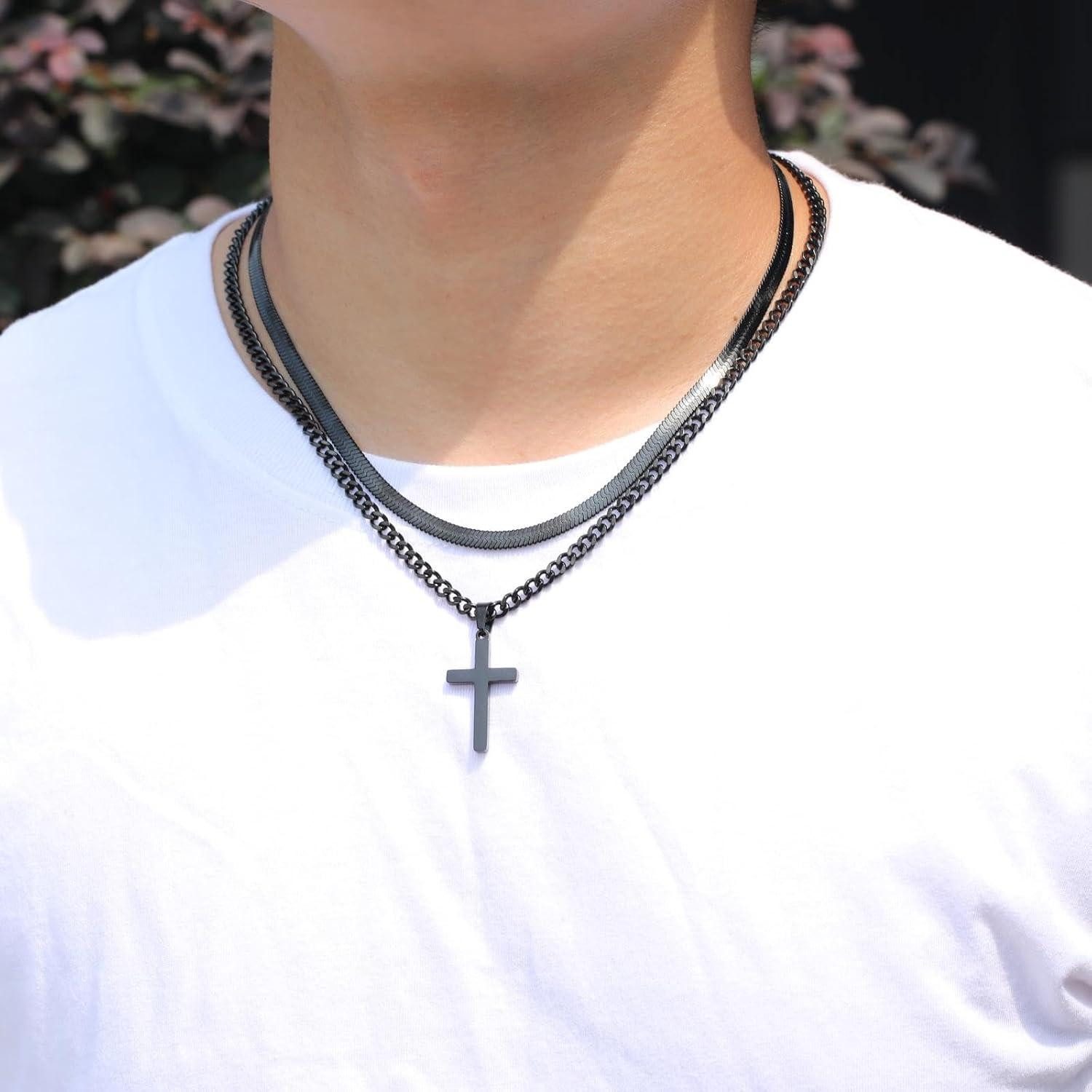 LuxusKollektion Kette und Anhänger Set Kreuzkette günstig online kaufen