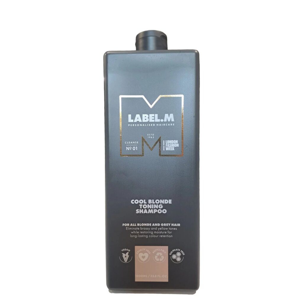 Label.m Haarshampoo Professional Kühles Blondes Toning Shampoo 1000ml