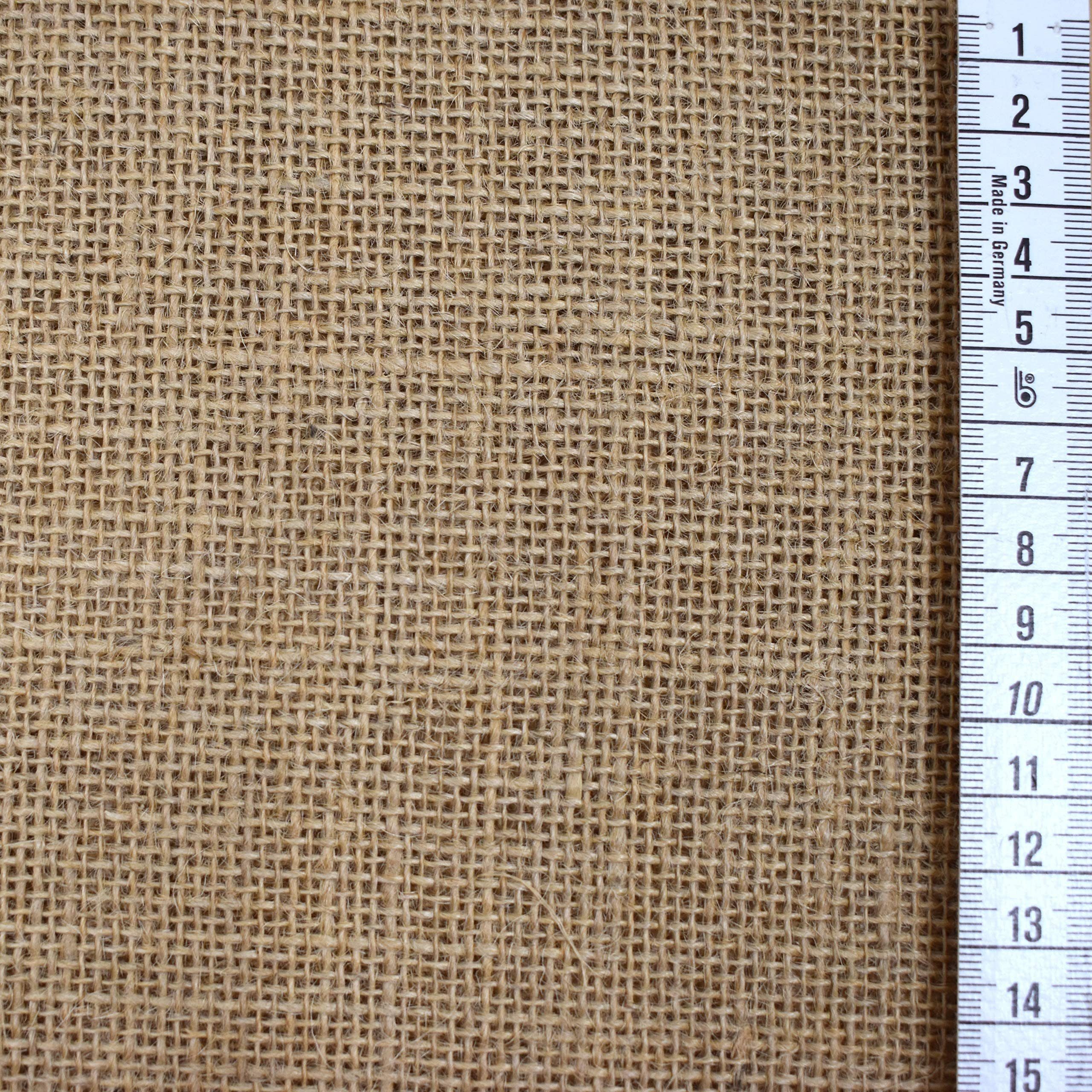 MAGAM-Stoffe Stoff "Luca", 100% Jute Rupfen Natur Sack-Leinen Dekostoff Meterware