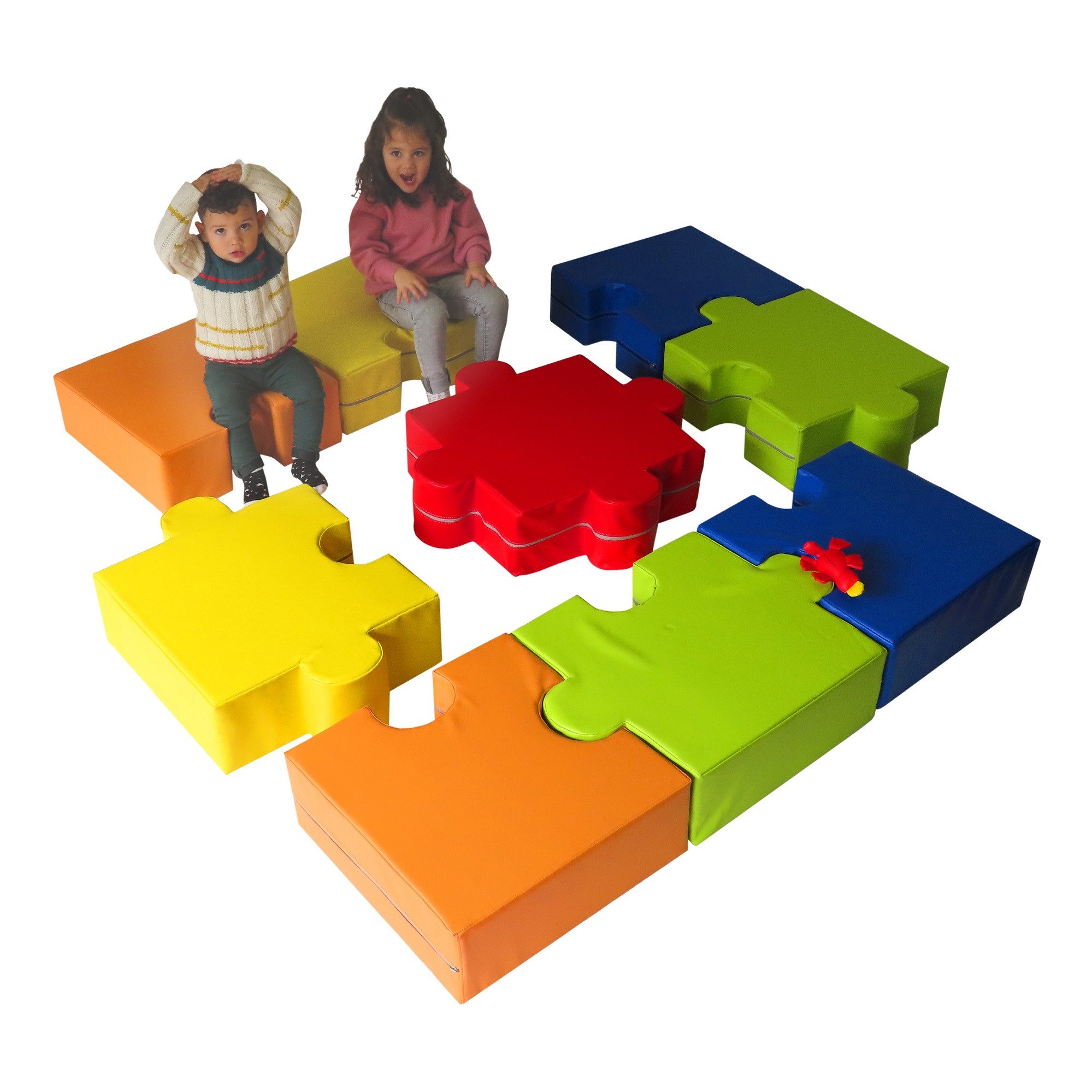 Sumo Didactic, S.L. Spielmatte 9-teilige Puzzlematte – Psychomotorik & Wahrnehmung fördern
