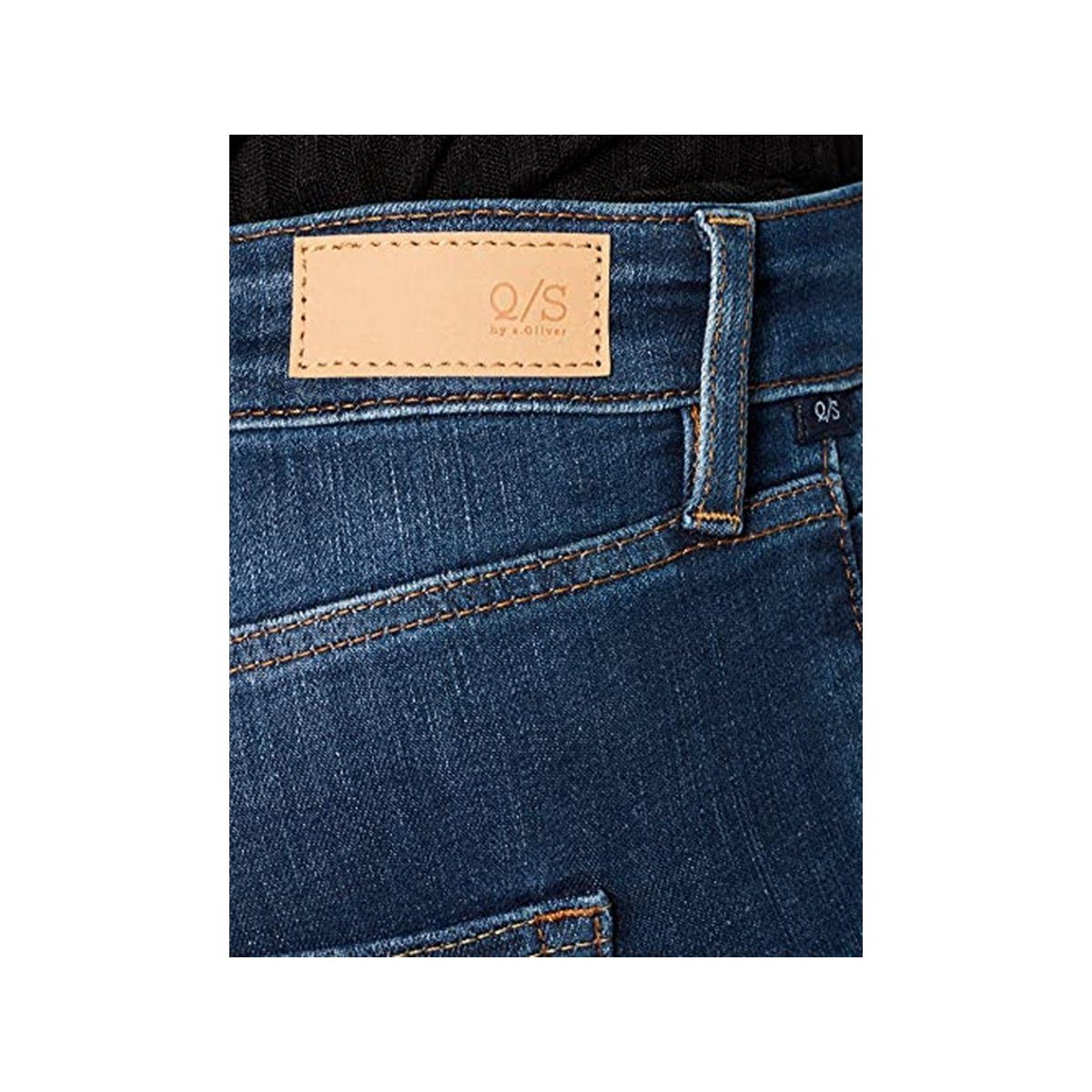 (1-tlg) QS 5-Pocket-Jeans dunkel-blau