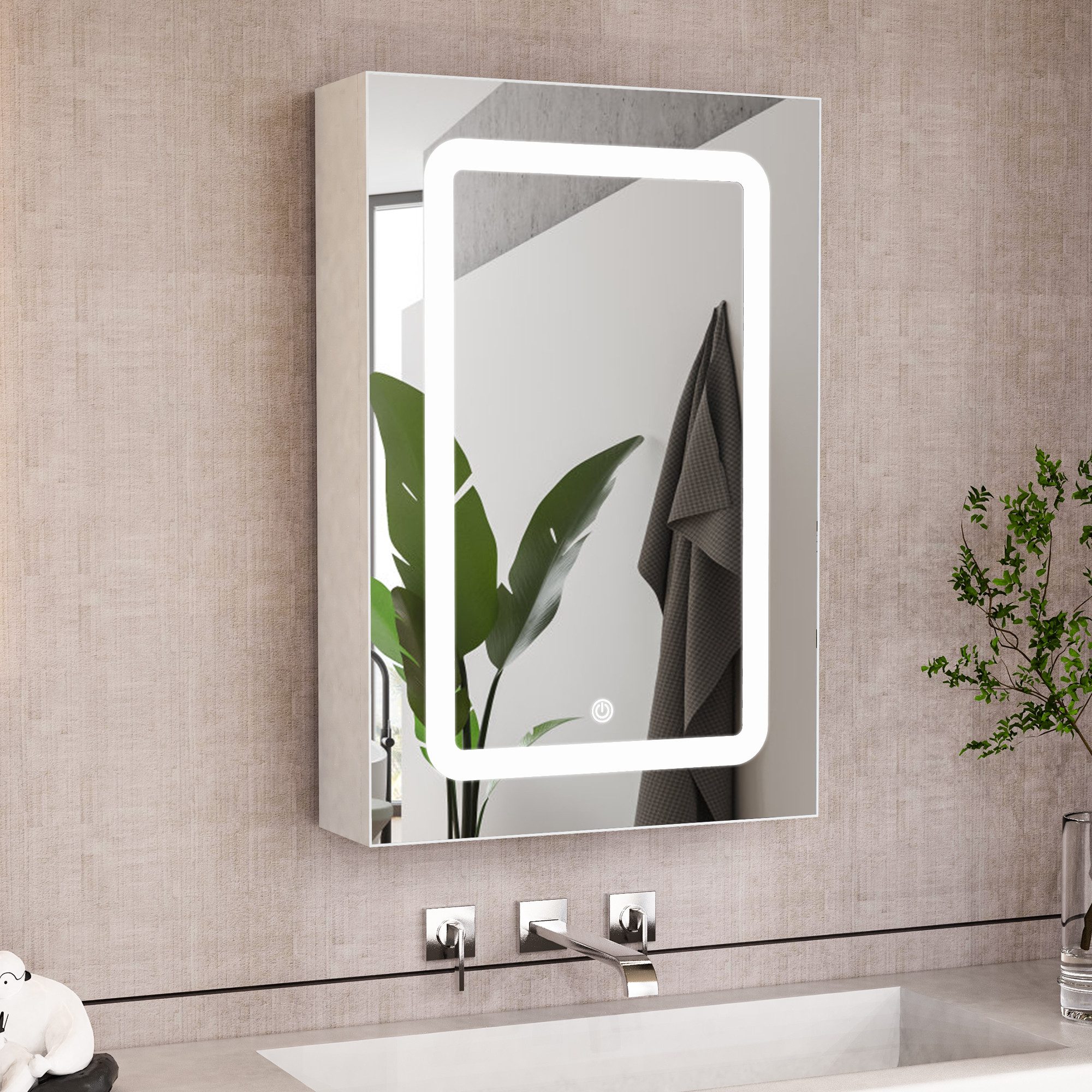 Furnishings Home Badezimmerspiegelschrank Badezimmerspiegelschrank Spiegels günstig online kaufen