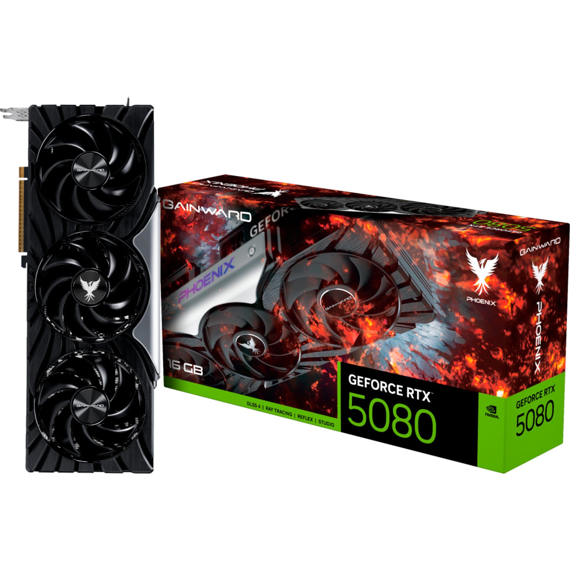 Gainward Gainward GeForce RTX 5080 Phoenix V1, Grafikkarte, Grafikkarte (16 GB)