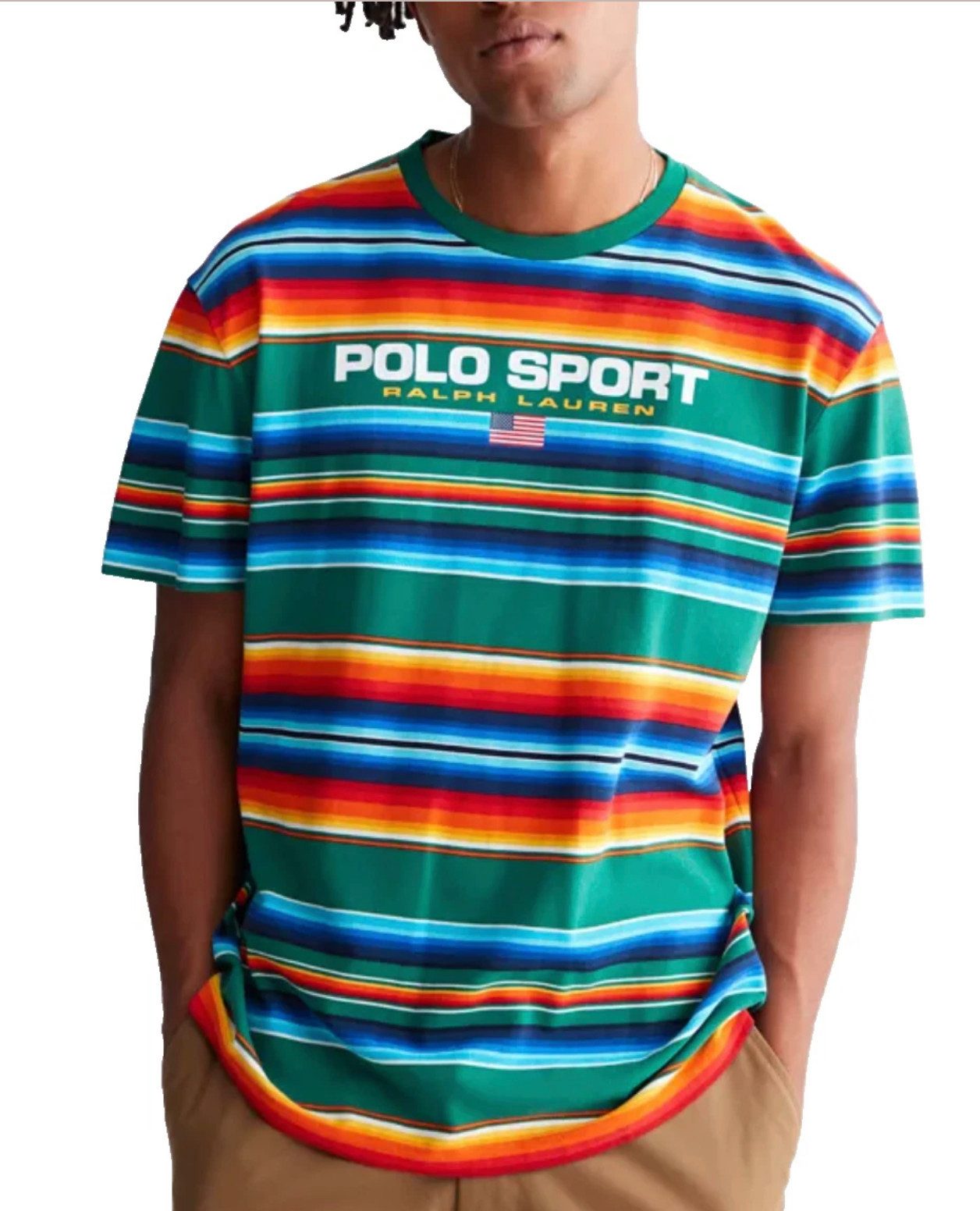Polo Ralph Lauren T-Shirt Retro Streifen günstig online kaufen