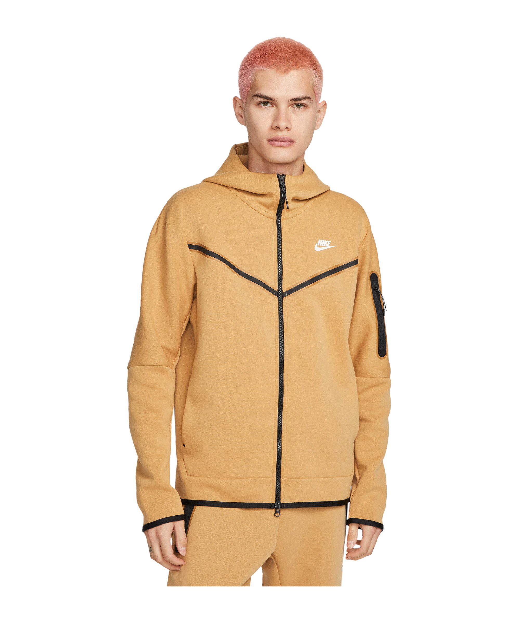 Nike Sportswear Sweatjacke Tech Fleece Windrunner goldweiss
