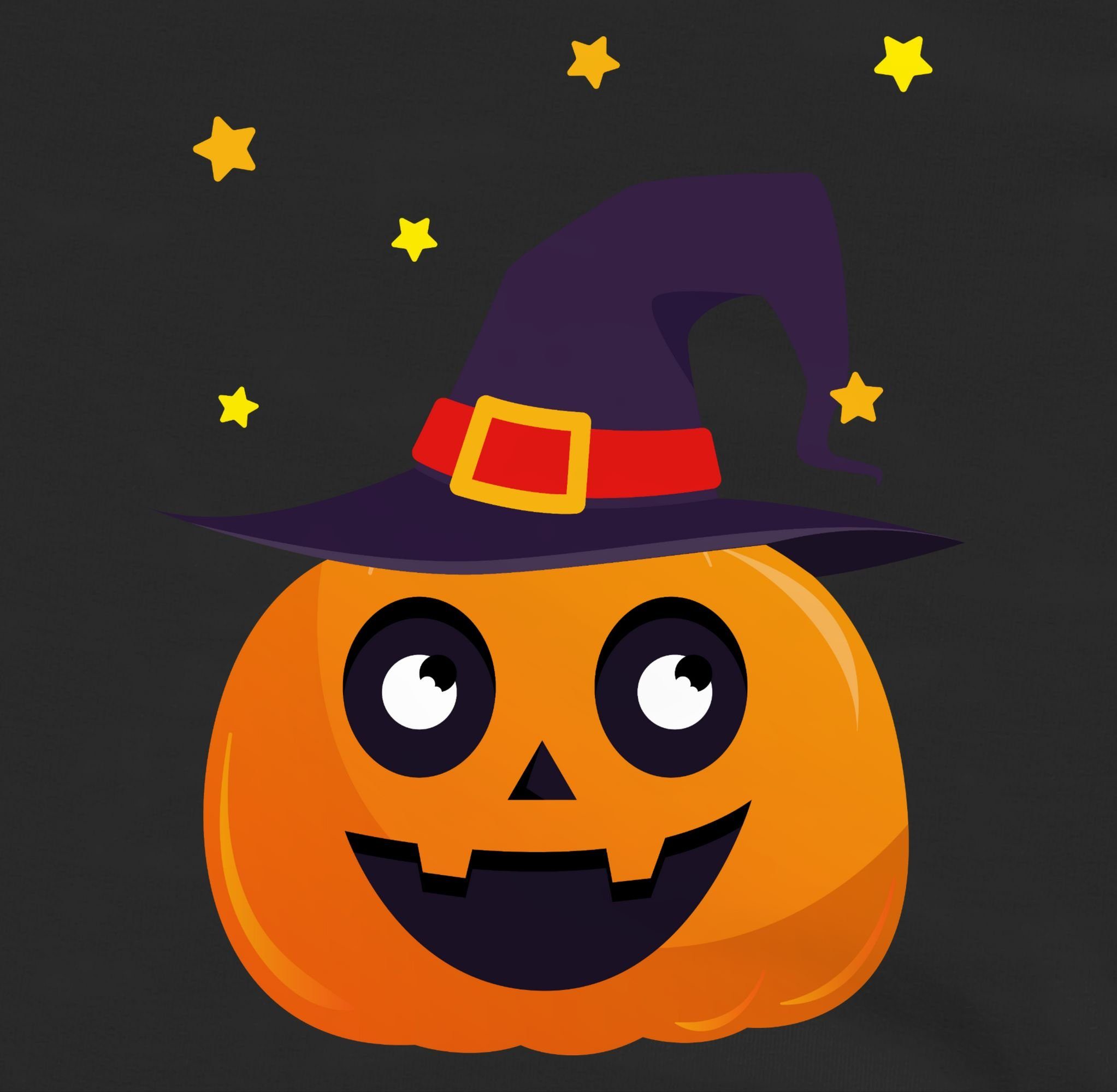 Niedlich Süßer Kinder 3 Shirtracer Schwarz Halloween Kürbis für Sweatshirt Pumpkin Kostüme