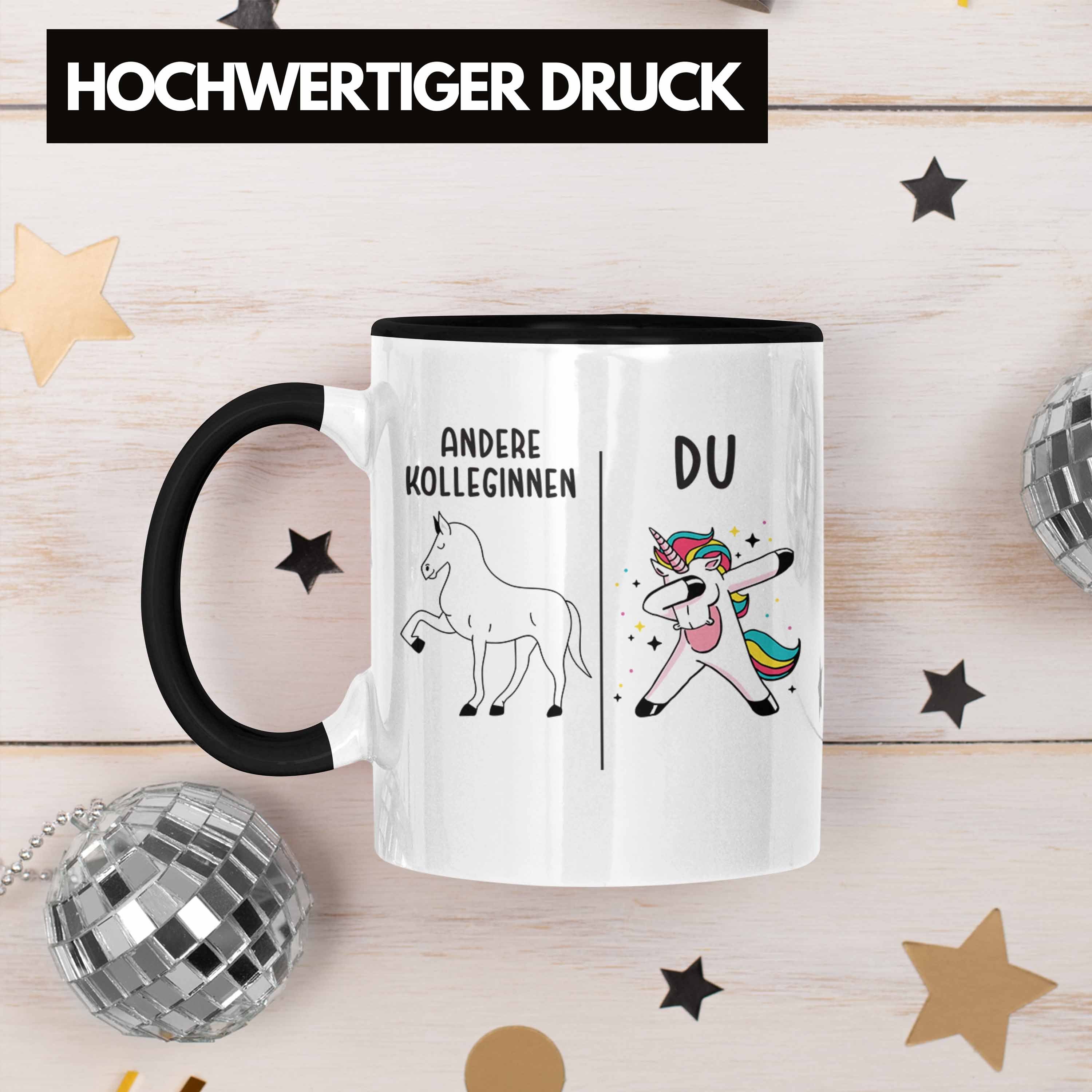 Tasse Beste Tasse Spruch Lustig Geburtstag Geschenk Trendation - Schwarz Trendation Lieblingskollegin Kollegin