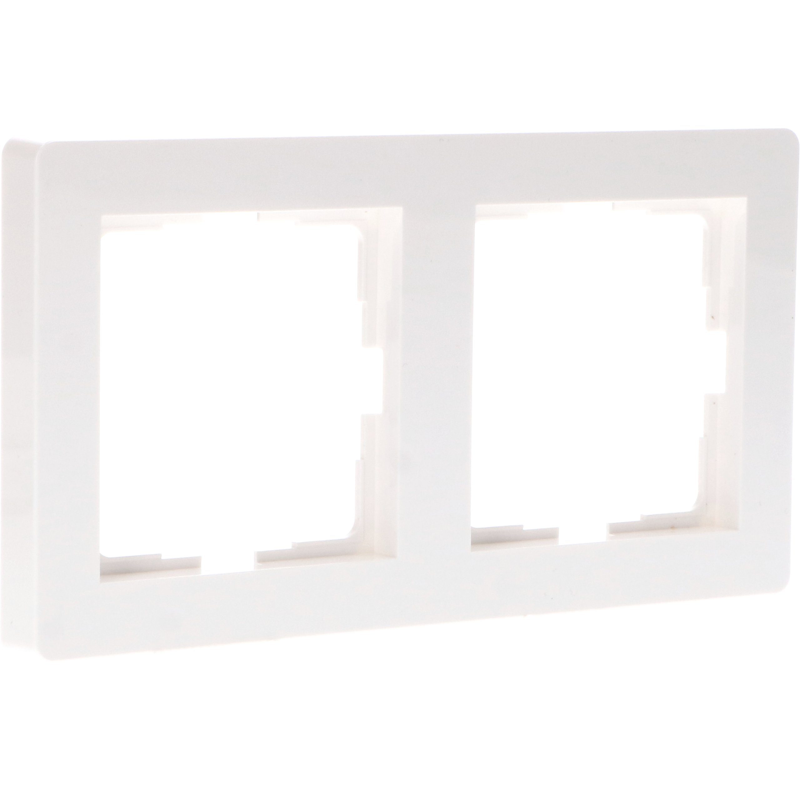 PRO Charge Steckdose 2900142 Abdeckrahmen, 2-fach für USB-Steckdose weiß