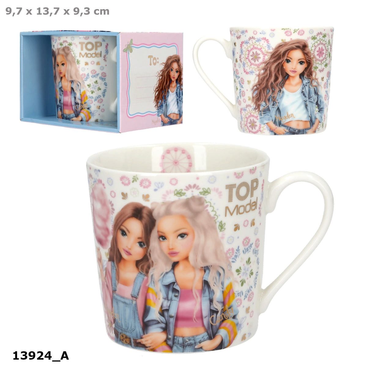 Depesche Spiel TOPModel Becher FESTIVAL FUN 300 ml – New Bone China