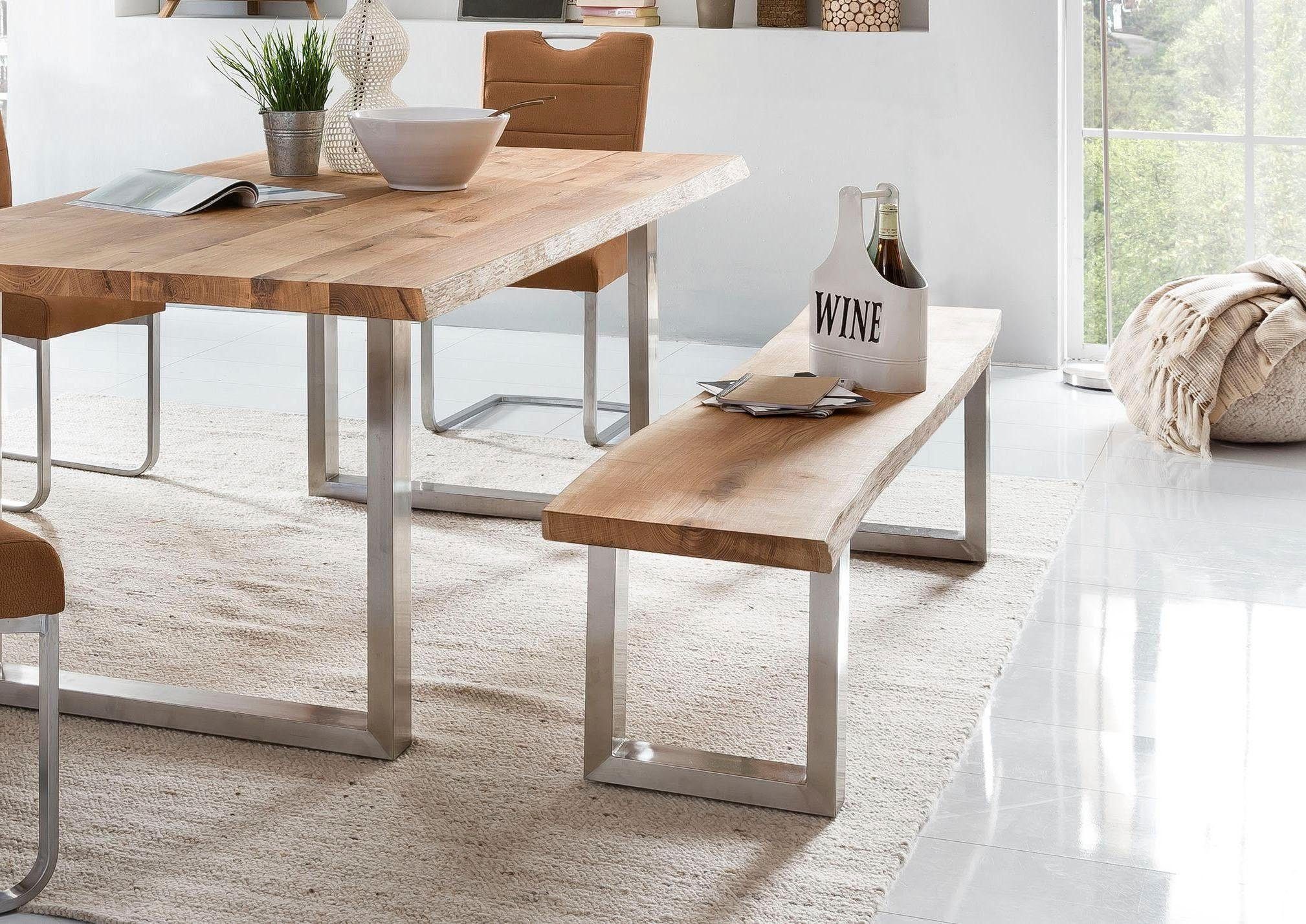 Home affaire Bank Tristan, aus Massivholz Eiche