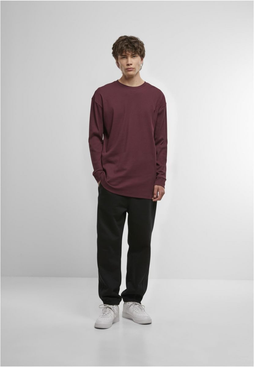 URBAN CLASSICS Langarmshirt Organic Boxy Rib Longsleeve Langarmshirt Herren