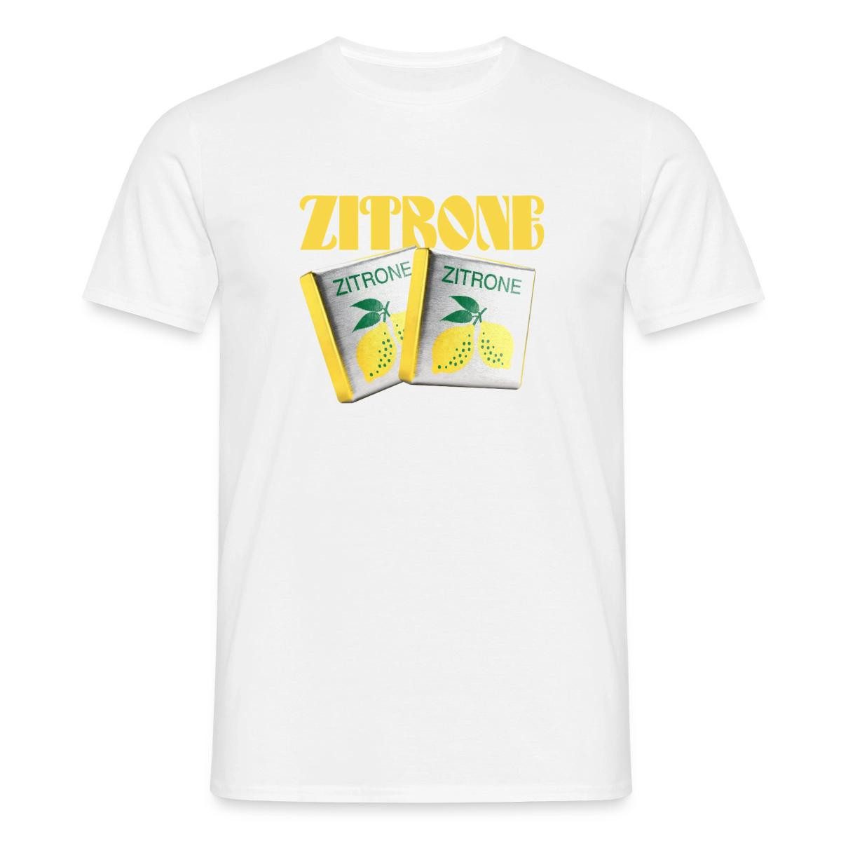 T-Shirt Halloren Frukas Zitrone Fasching Männer T-Shirt