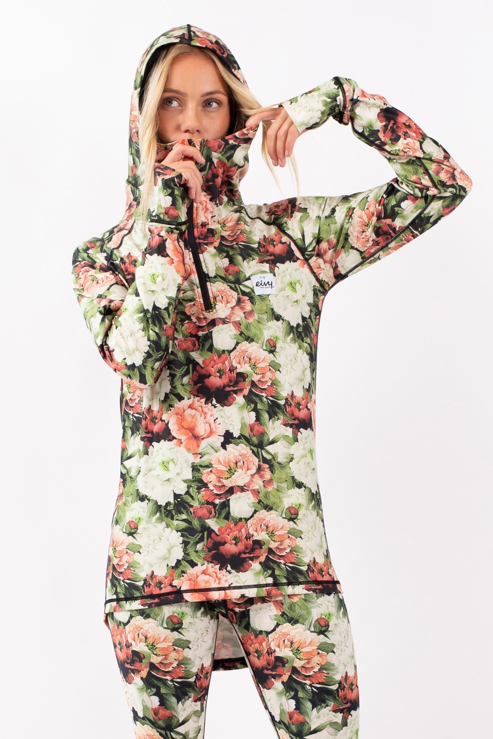 Eivy Sweatshirt (1-tlg) mit Blumen-Print