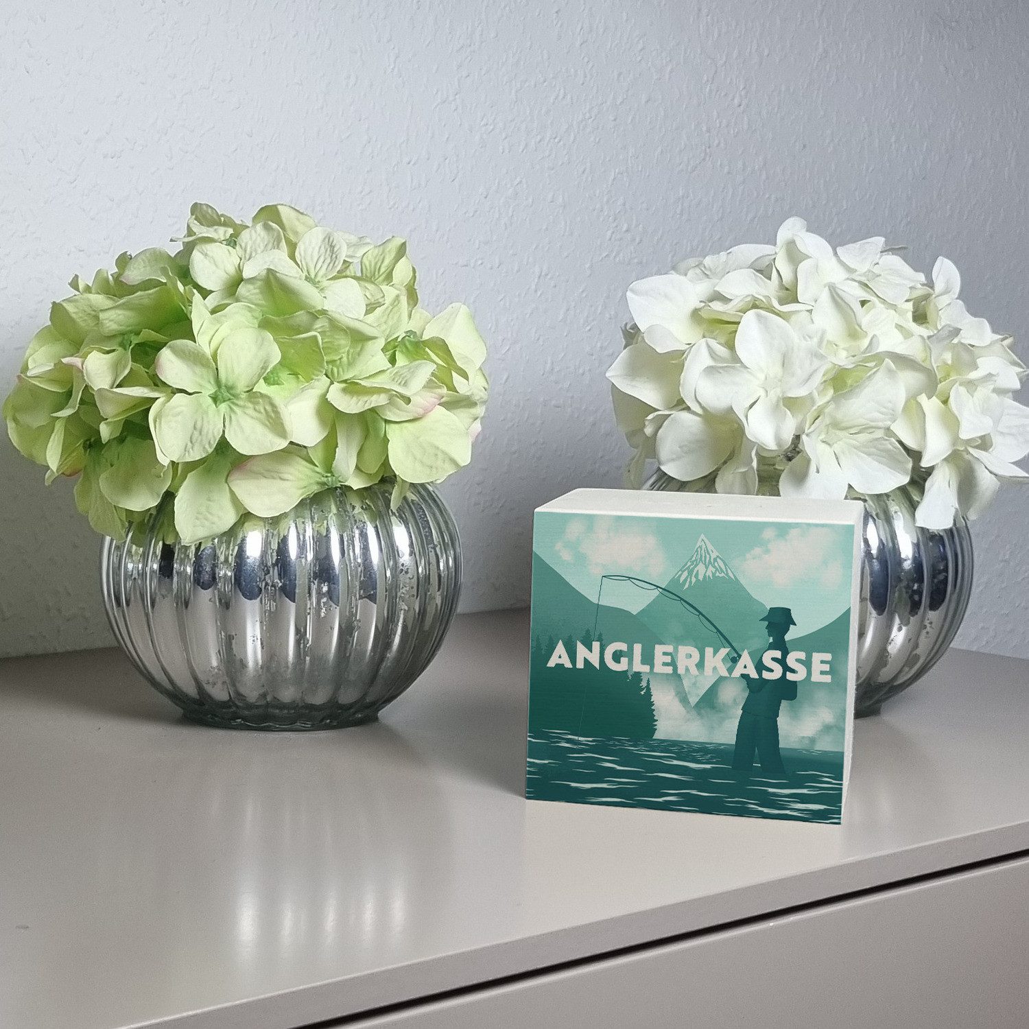 speecheese Spardose Anglerkasse Spardose aus Holz mit Anglermotiv für Angle günstig online kaufen